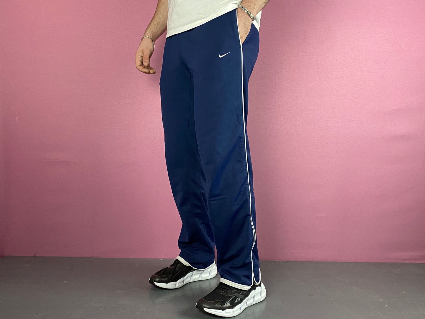 Nike × Vintage Y2K Nike Vintage Men's Retro Style Track Pants - L Size US 32 / EU 48 - 1 Thumbnail