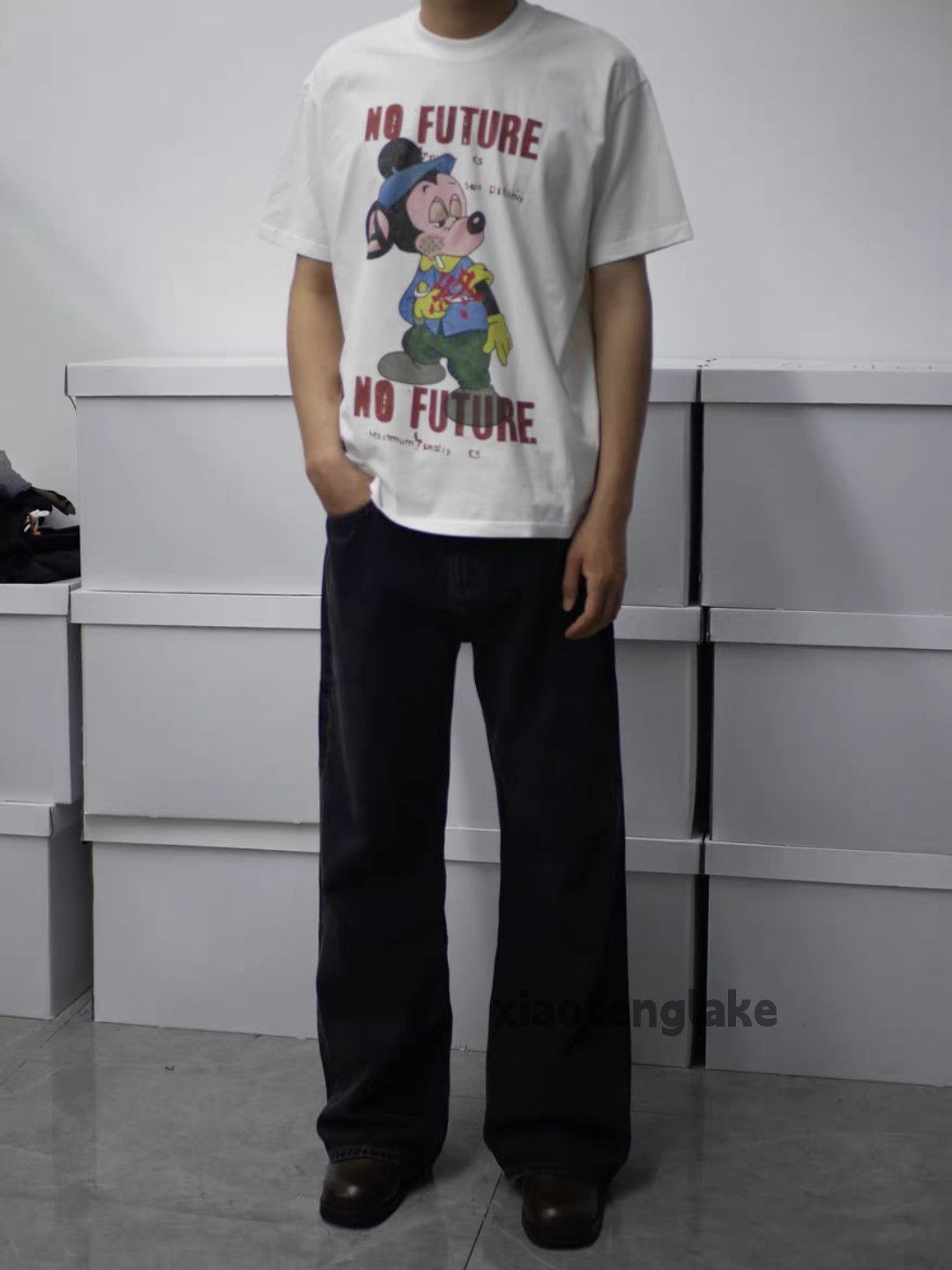 Jean × Vintage Punk grunge bootcut loose baggy hiphop work jeans Size US 36 / EU 52 - 6 Thumbnail