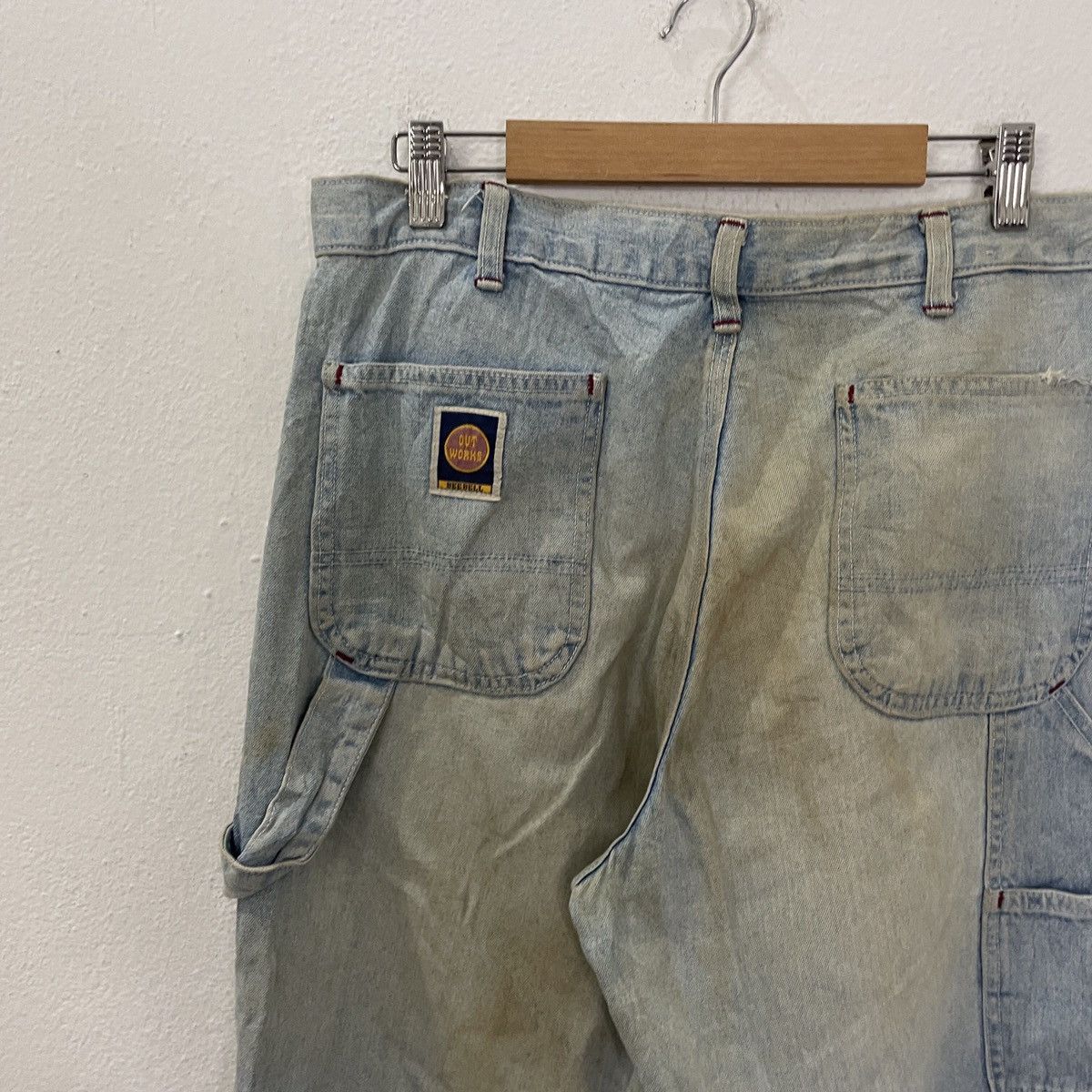 Japanese Brand Vintage Bee Bell Workwear Denim Jeans Size US 31 - 9 Thumbnail