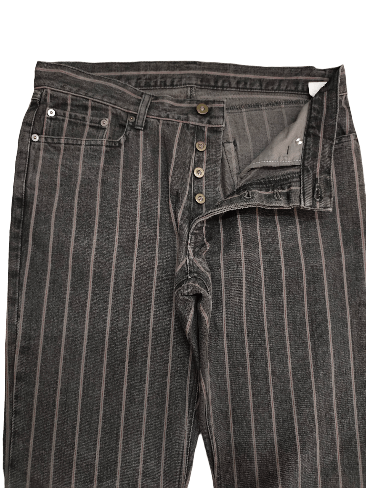 Hysteric Glamour × Undercover Comme Ca Du Mode Selvedge Striped Jeans Undercover Style Size US 32 / EU 48 - 9 Thumbnail