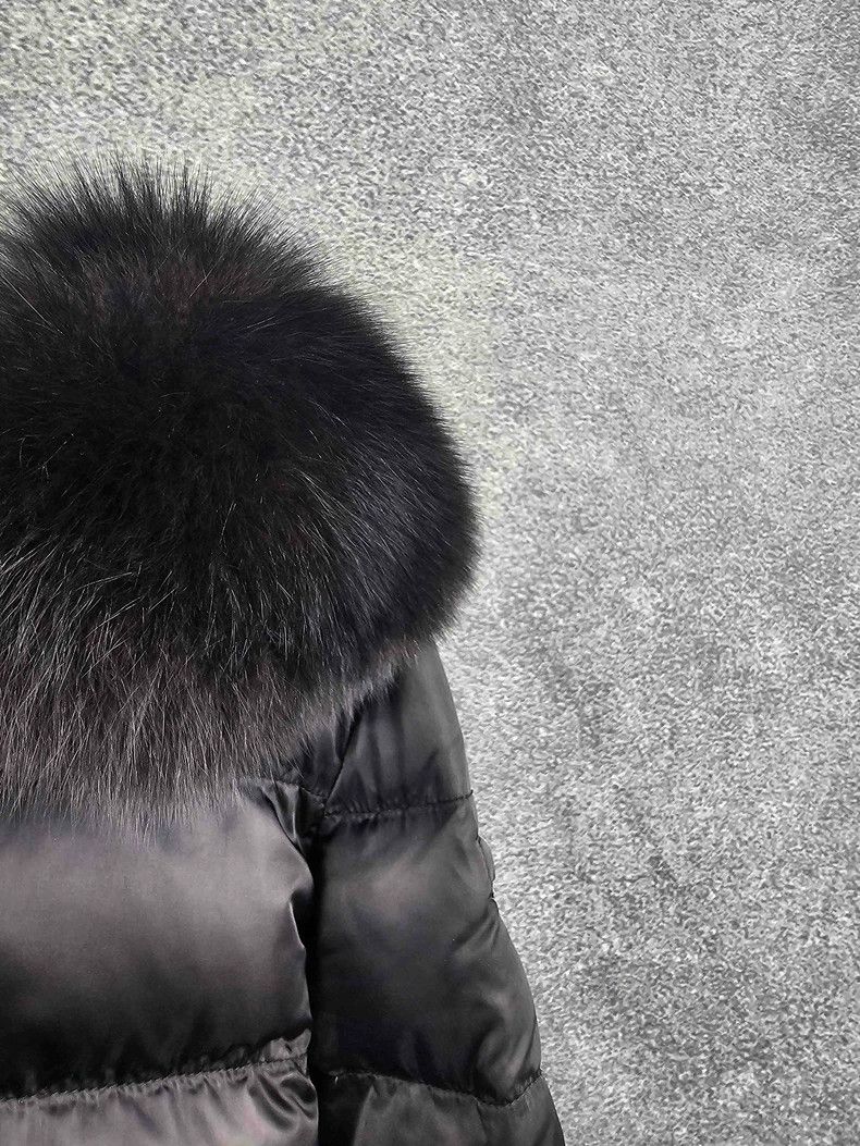 Prada Prada Down jacket with fur collar Size US XXS / EU 40 - 4 Thumbnail