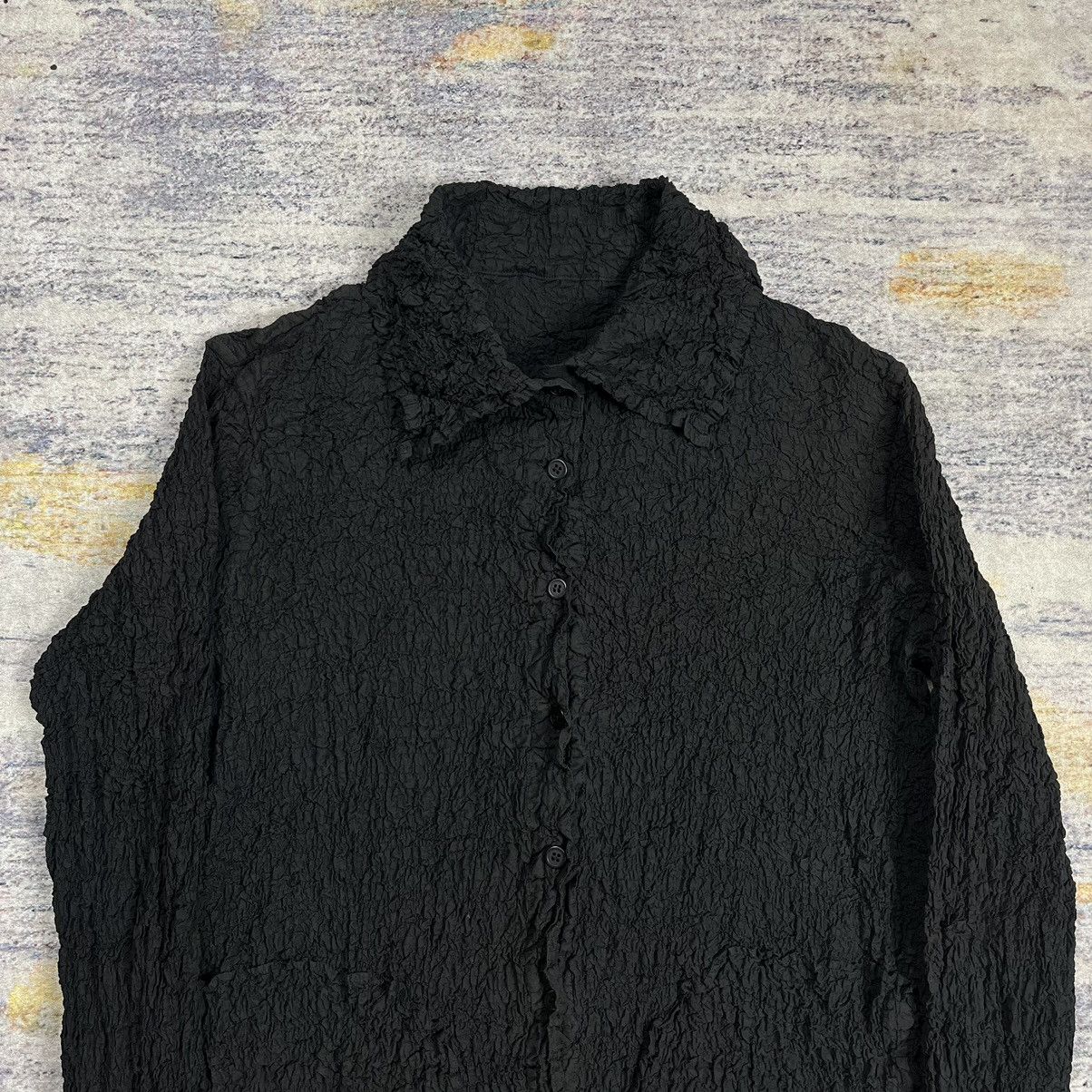 Issey Miyake × Pleats Please Issey Miyake Issey Miyake Me crinkle pleats blouse top Size M / US 6-8 / IT 42-44 - 2 Thumbnail