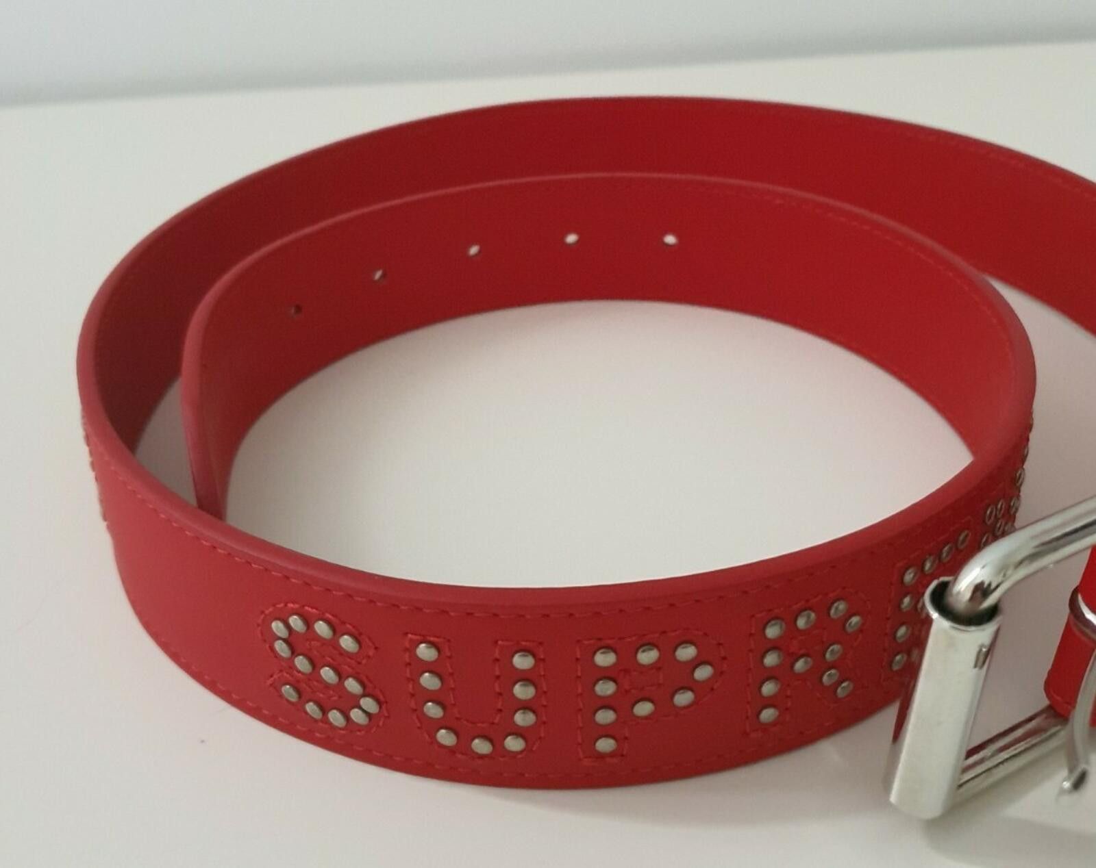 Supreme Supreme SS18 Studded Logo Leather Belt S/M | Grailed