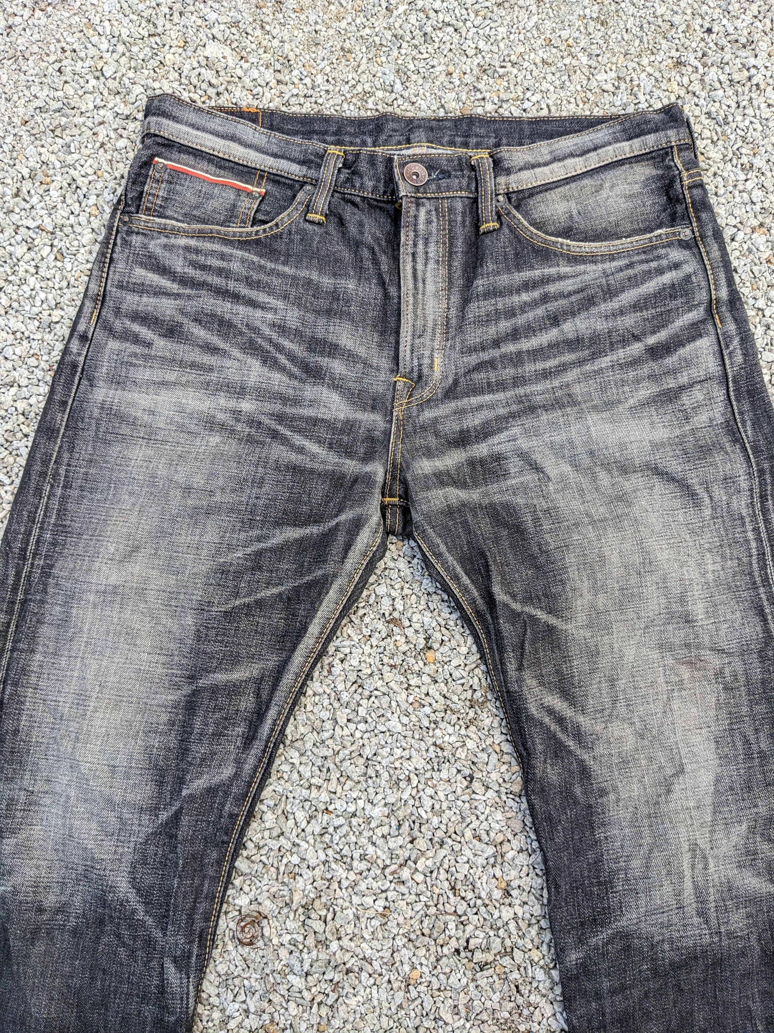 Vintage Edwin 505zX Stonewashed Faded SelvedgeJapanese Denim