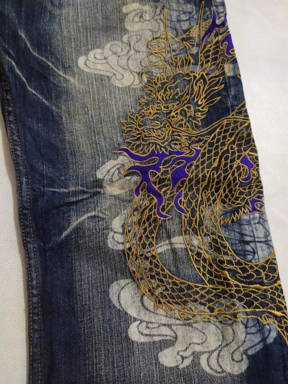 Japanese Brand Japanese Embroidery Dragon Denim Size US 30 / EU 46 - 3 Thumbnail