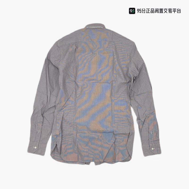 Ermenegildo Zegna Ermenegildo Zegna FW21 Slim Stripe Long Sleeve Shirt Size US M / EU 48-50 / 2 - 1 Thumbnail