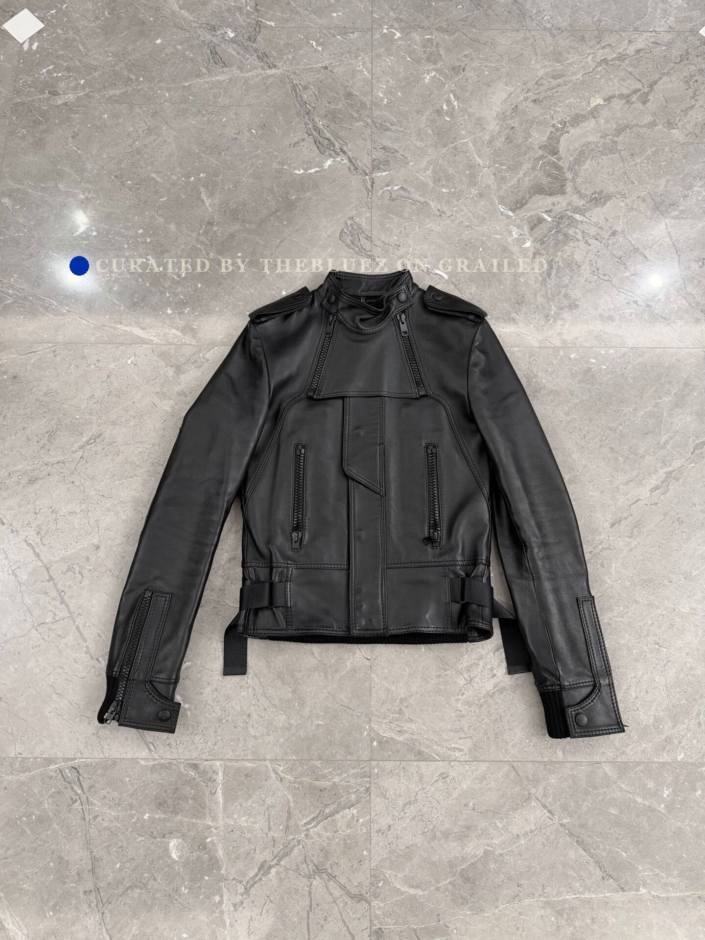 Dior × Hedi Slimane S/S 2007 Runway Leather Multi-Zip Jacket (SS07