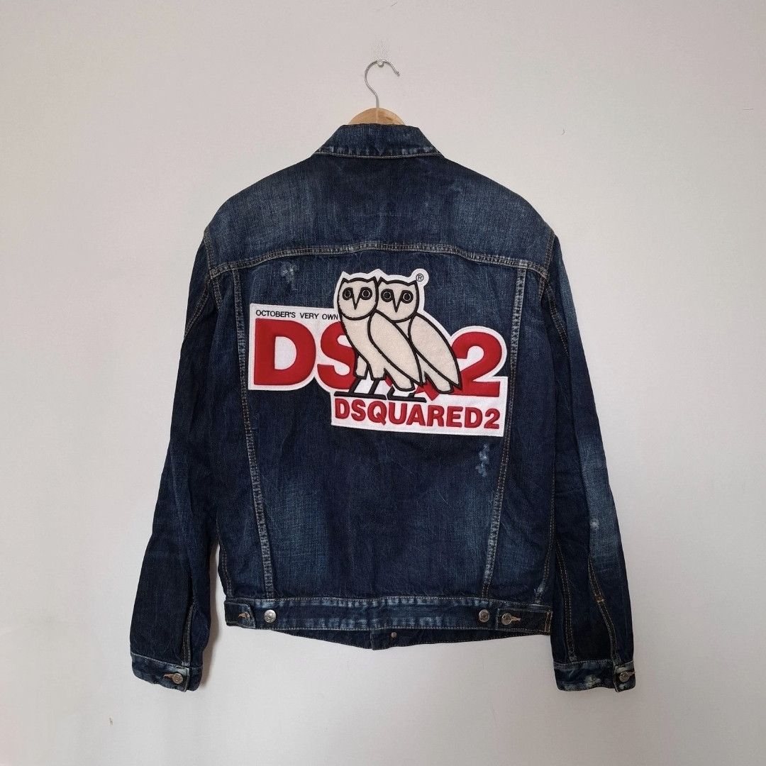 Dsquared2 DSQUARED2 X OVO Denim Trucker Over Jean Jacket SS19 Size US XS / EU 42 / 0 - 1 Thumbnail
