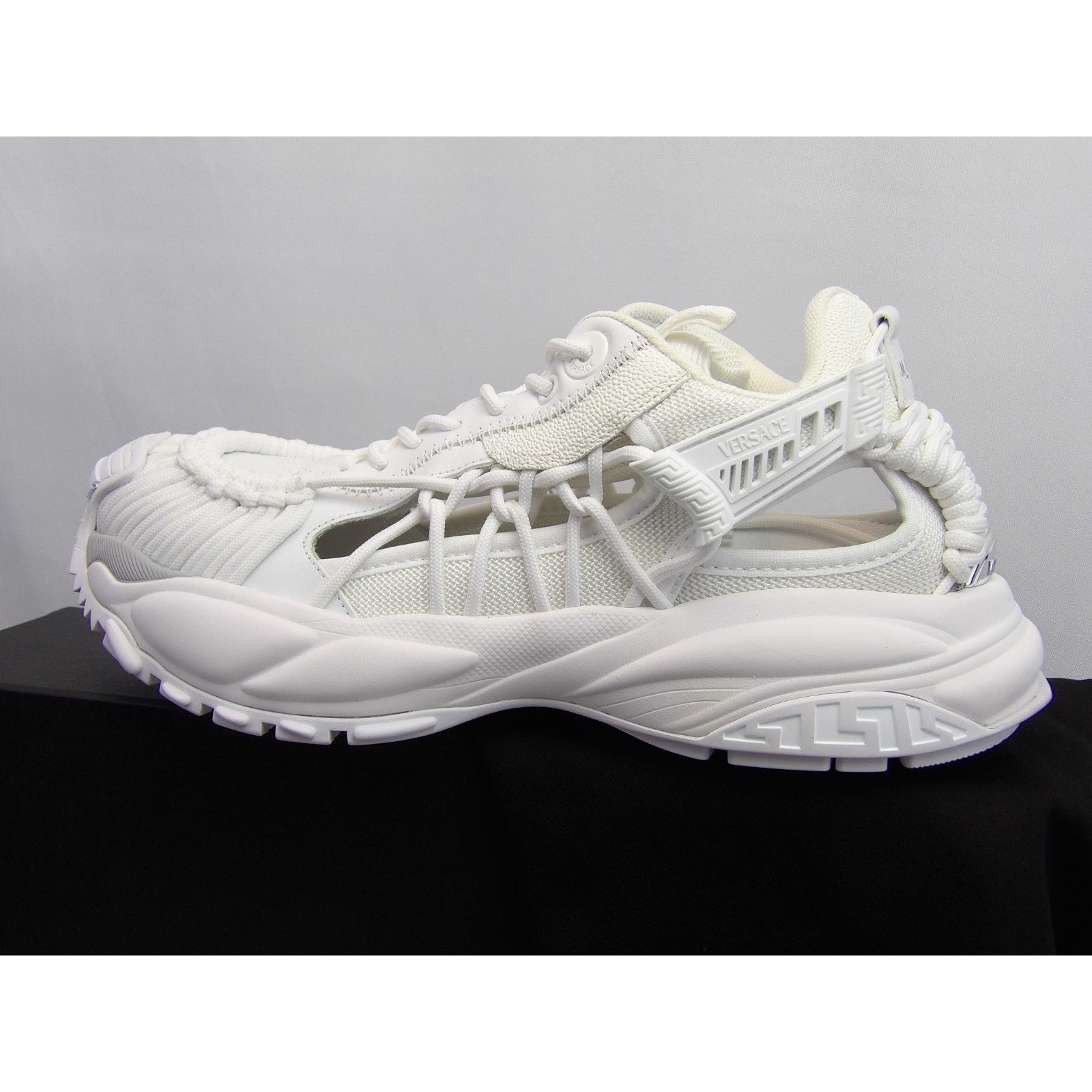 Versace VERSACE SKI FI MERCURY WHITE LEATHER PLATFORM SNEAKERS 45 IT Size US 12 / EU 45 - 7 Thumbnail