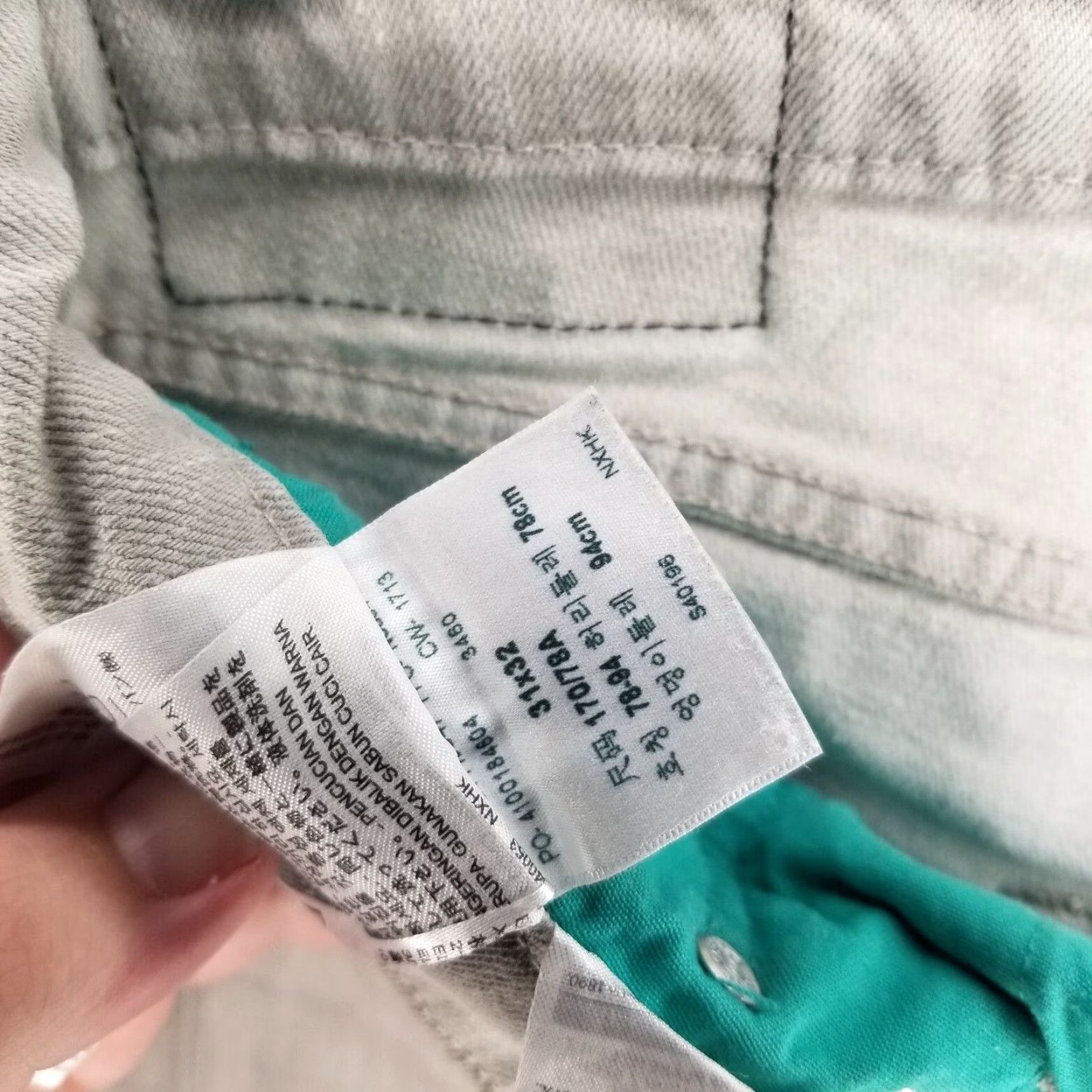 Levi's Levi 511 Mens Straight Gray Jeans Size 31x32 Size US 31 - 4 Thumbnail