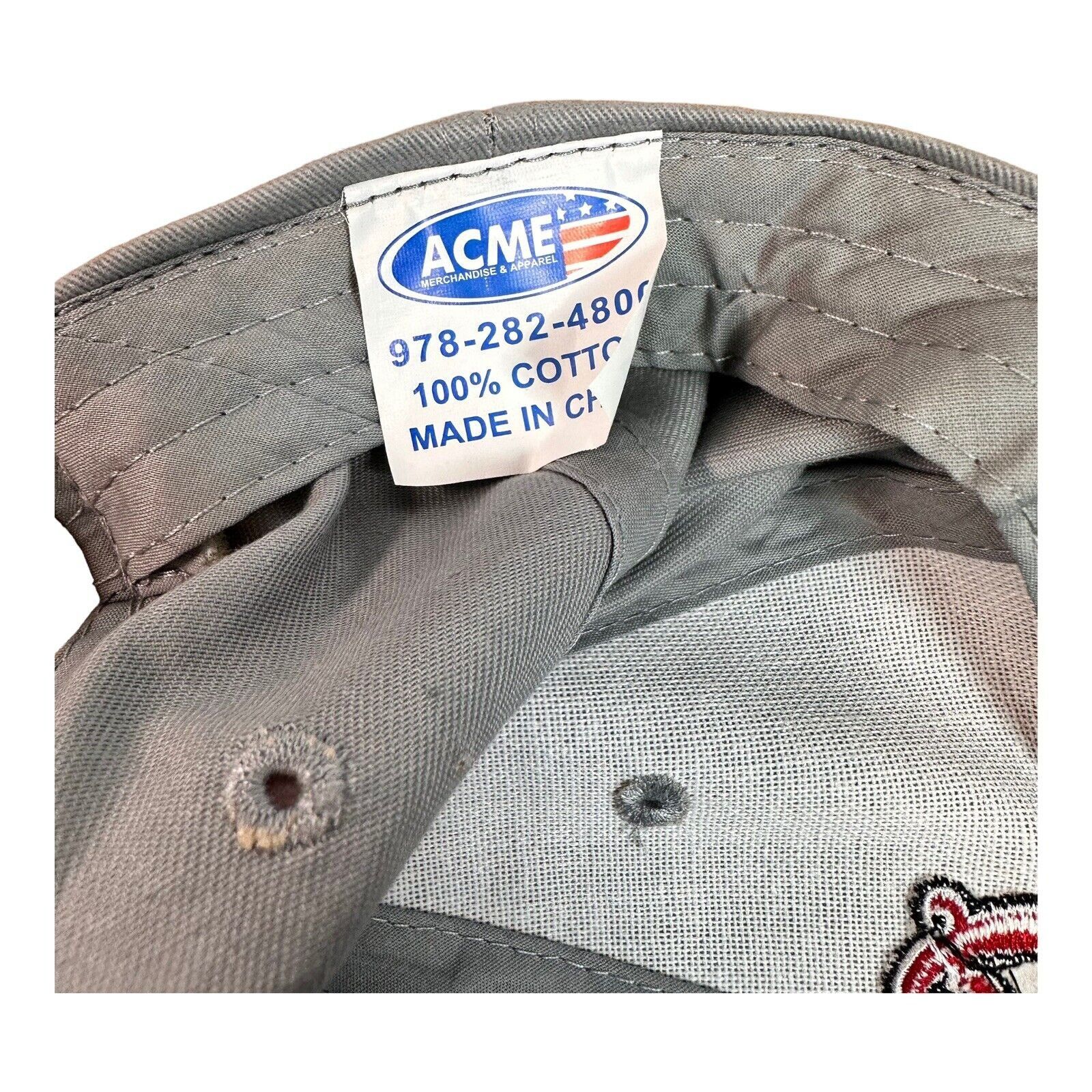 Other Coors Light Hat Cap Strapback Gray Red Embroidered Adjustabl Size ONE SIZE - 4 Thumbnail