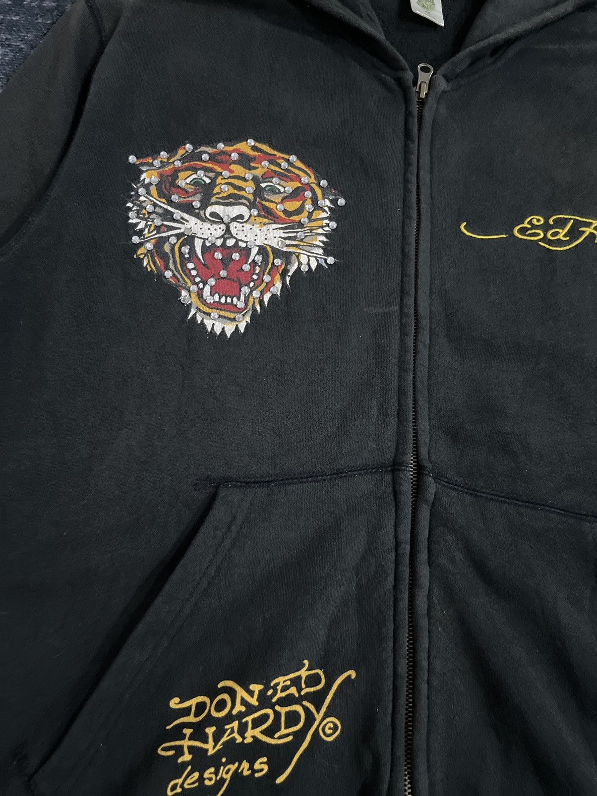 Christian Audigier Vintage Ed Hardy Zipper Hoodie Jacket Size US M / EU 48-50 / 2 - 6 Thumbnail