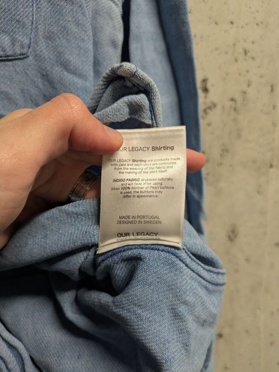 Designer × Our Legacy Vintage Our Legacy indigo shirt Size US M / EU 48-50 / 2 - 7 Thumbnail