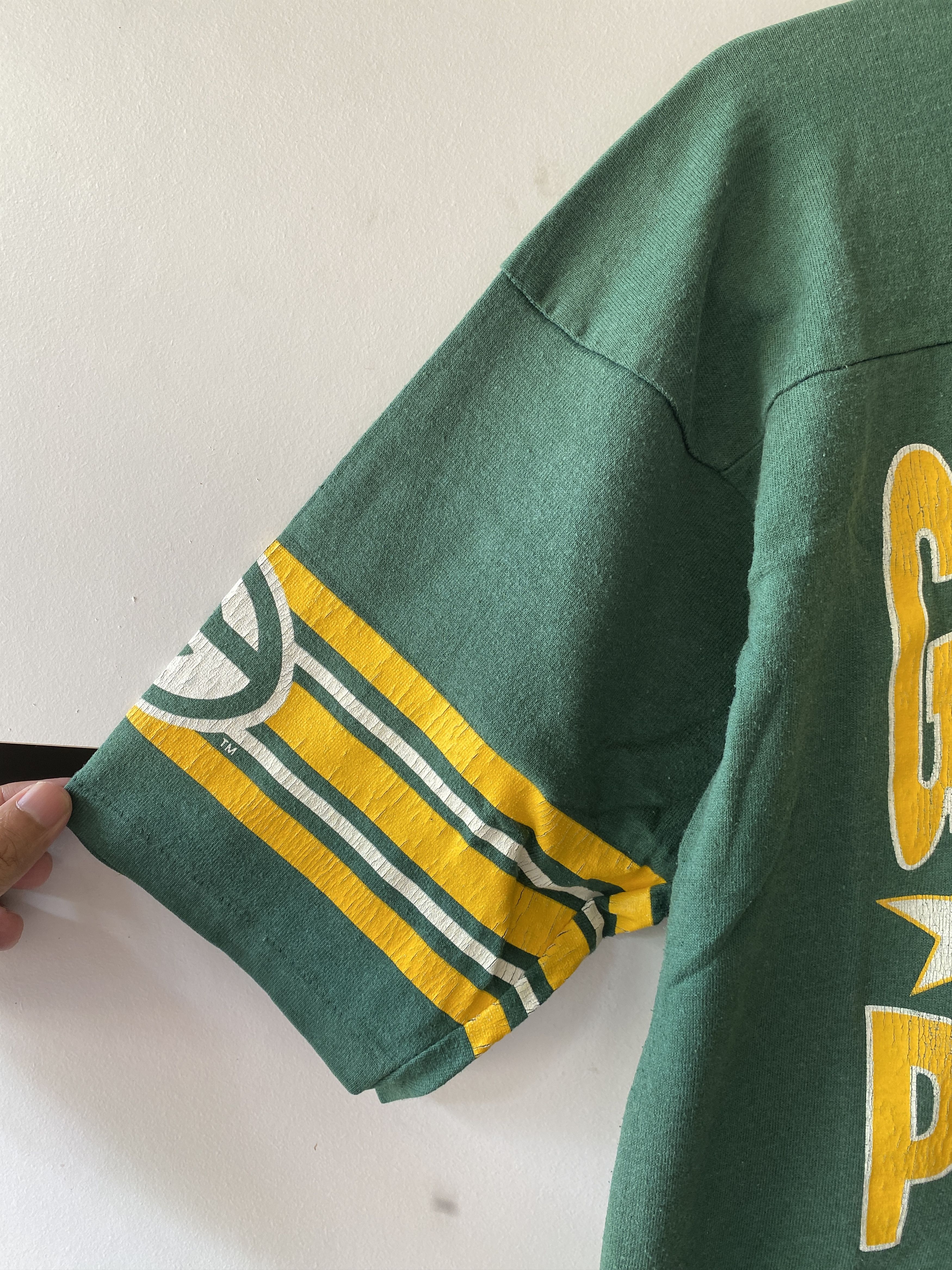 NFL VINTAGE GREEN BAY PACKERS NFL TEEN T SHIRT Size L / US 10 / IT 46 - 4 Thumbnail