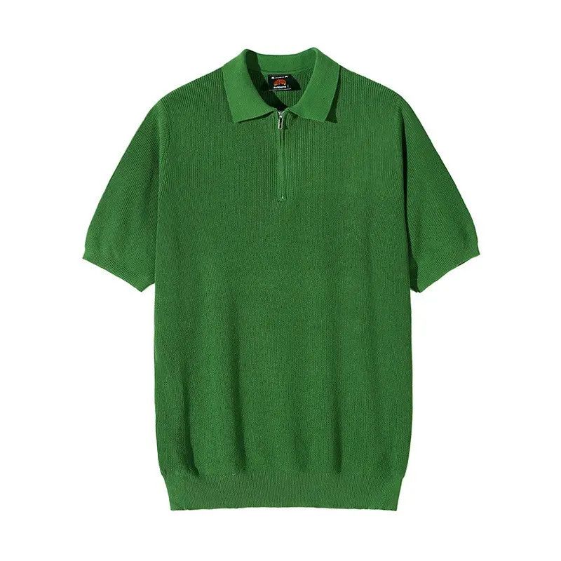 Other Green Half Zip Polo Shirt Size US M / EU 48-50 / 2 - 3 Thumbnail