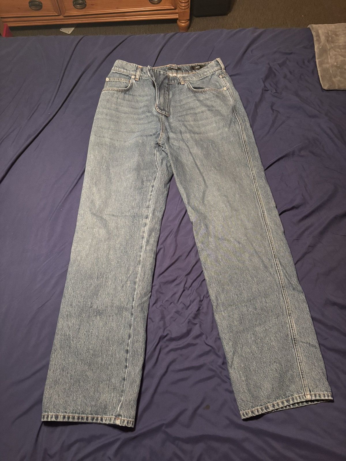 Balmain Loose Fit Straight Jeans