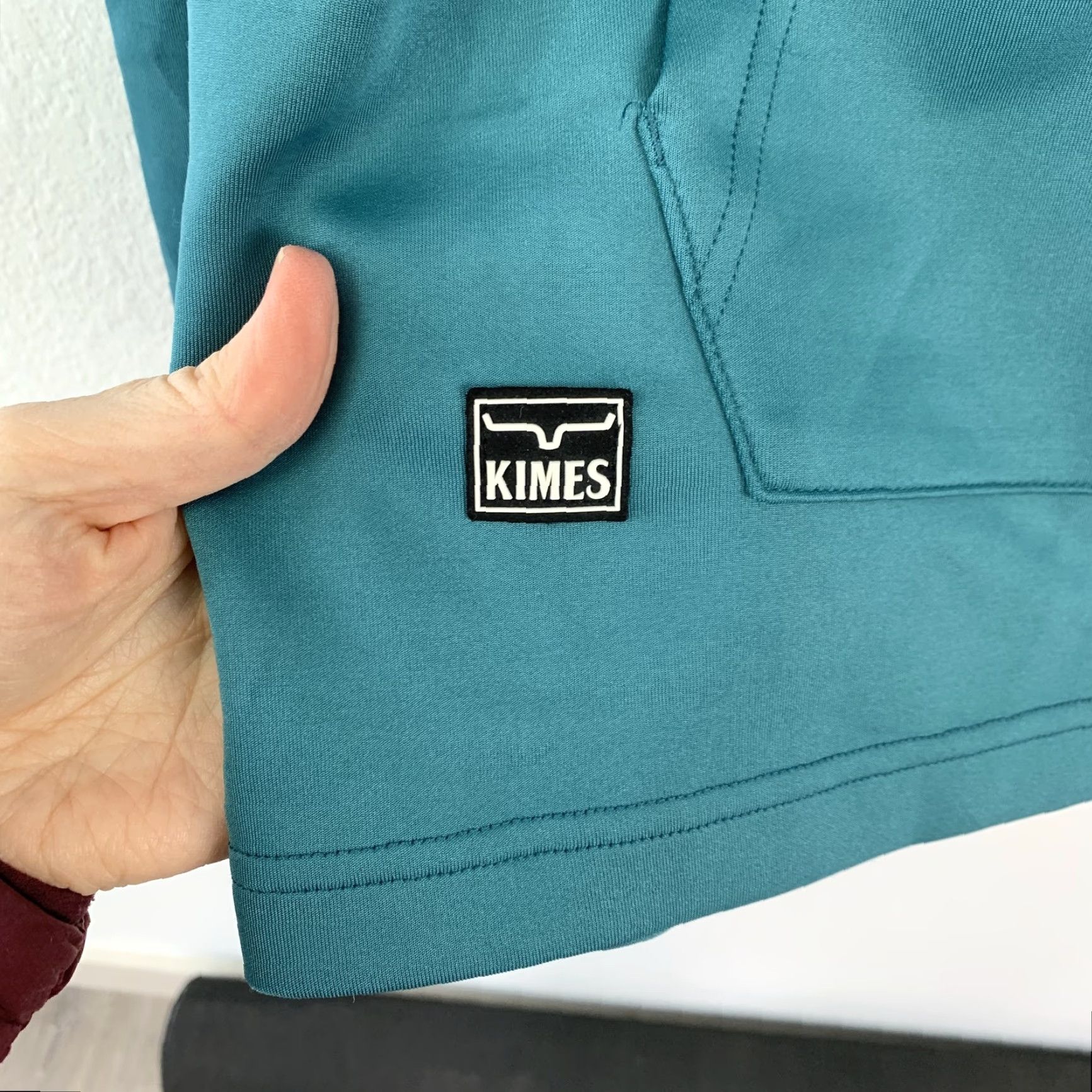 Vintage Kimes Ranch Women's Performance Hoodie Pullover Teal Embossed Logo Size M Size M / US 6-8 / IT 42-44 - 6 Thumbnail