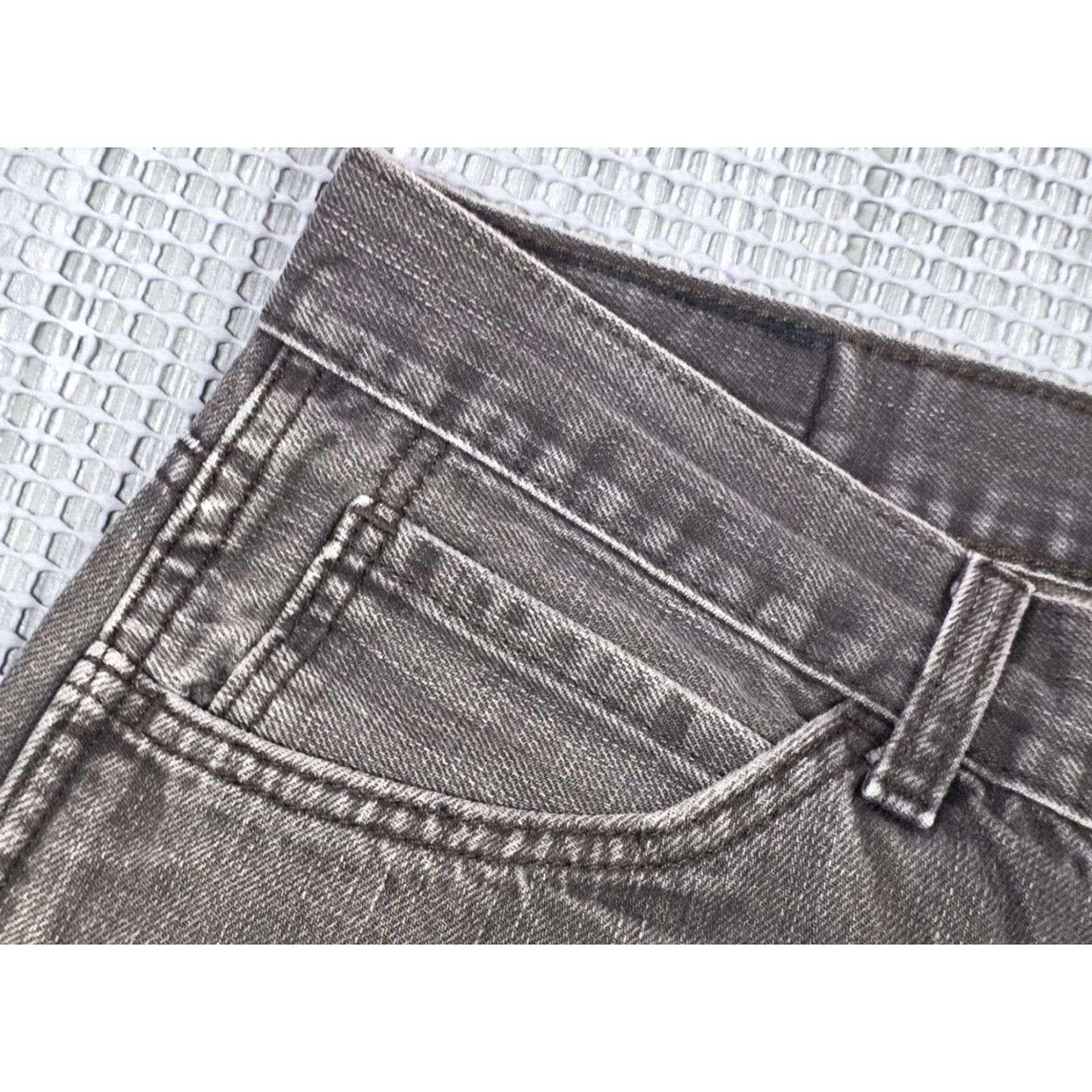 Levi's Levi’s 513 Jeans 36x33 Slim Straight Men Gray Distressed Fade Medium Wash 5-Pocket Cotton Blend Denim Regular Size Type: Regular Mens Size US 36 / EU 52 - 7 Thumbnail