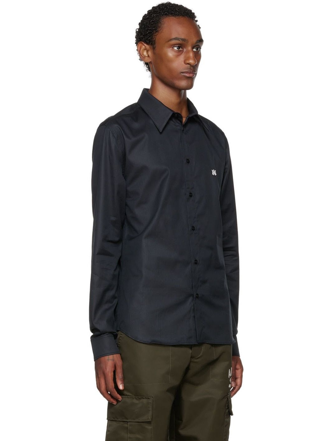 Amiri o1s1wg110825 Iconic MA Shirt in Black Size US L / EU 52-54 / 3 - 2 Thumbnail
