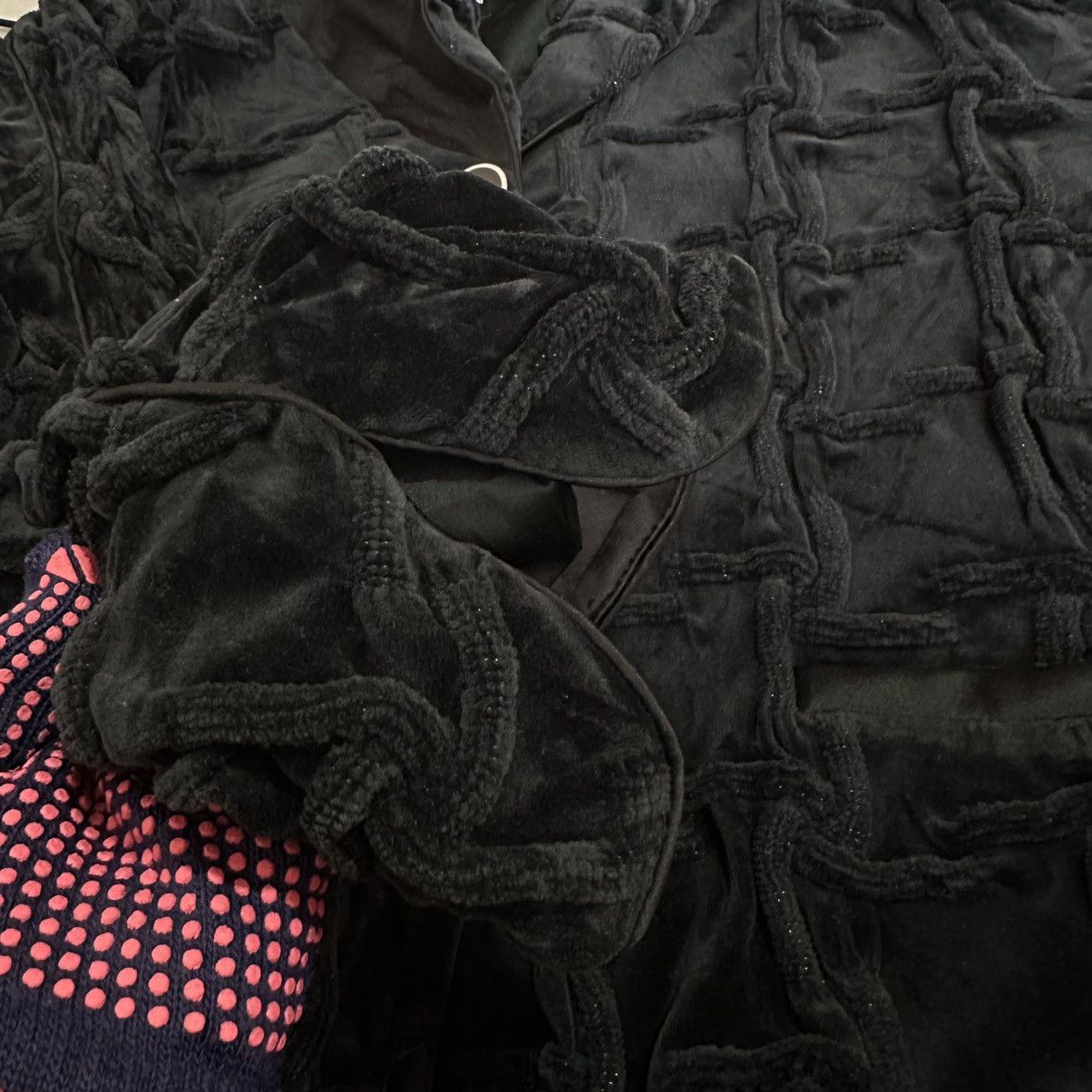 Giorgio Armani Vintage GIORGIO ARMANI Quilted Velvet Jacket Made in Italy Size M / US 6-8 / IT 42-44 - 10 Thumbnail