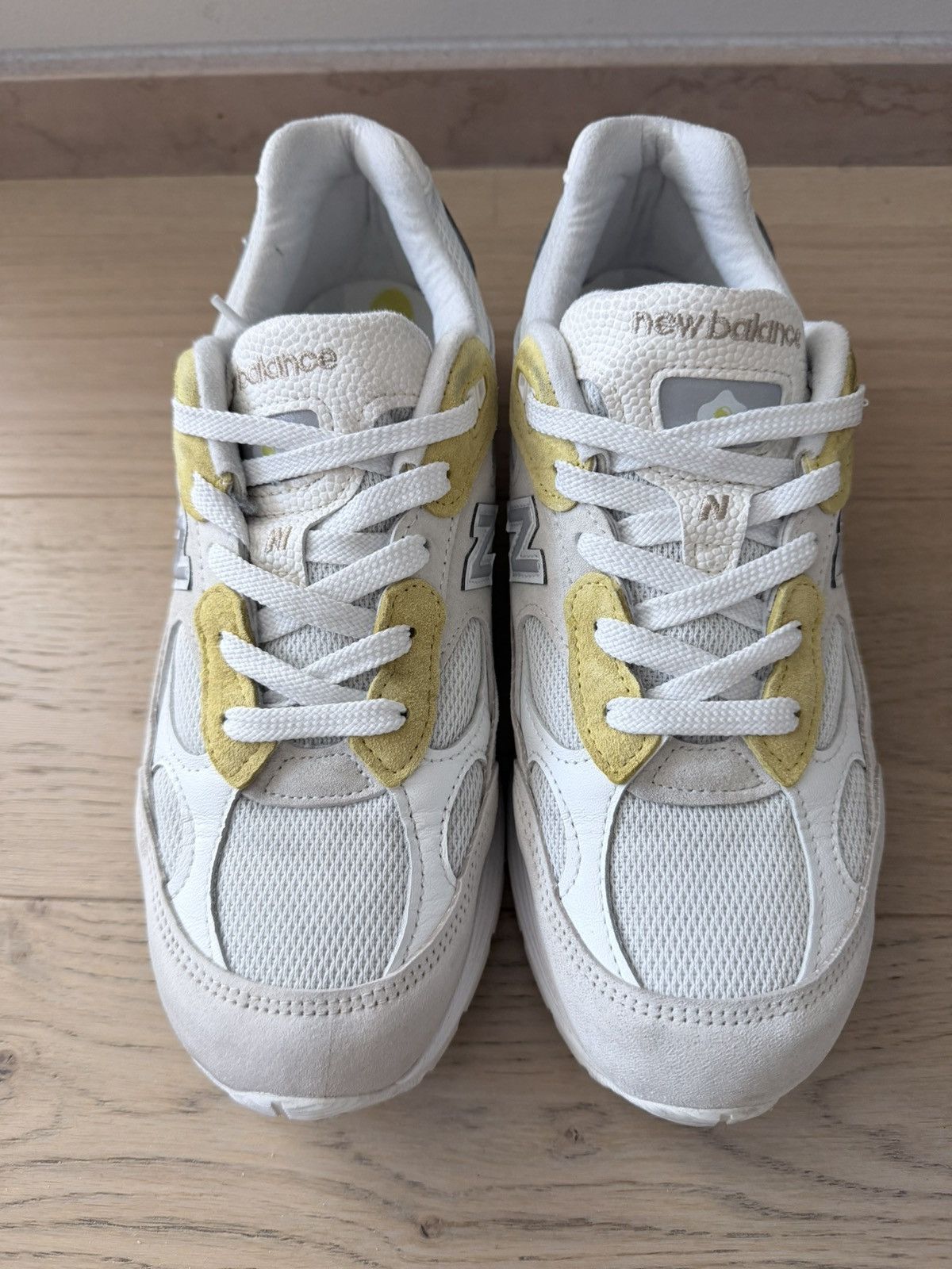 New Balance New Balance x Paperboy 992 “Fried Egg” – Size US 8.5 / EU 42 Size US 8.5 / EU 41-42 - 1 Thumbnail
