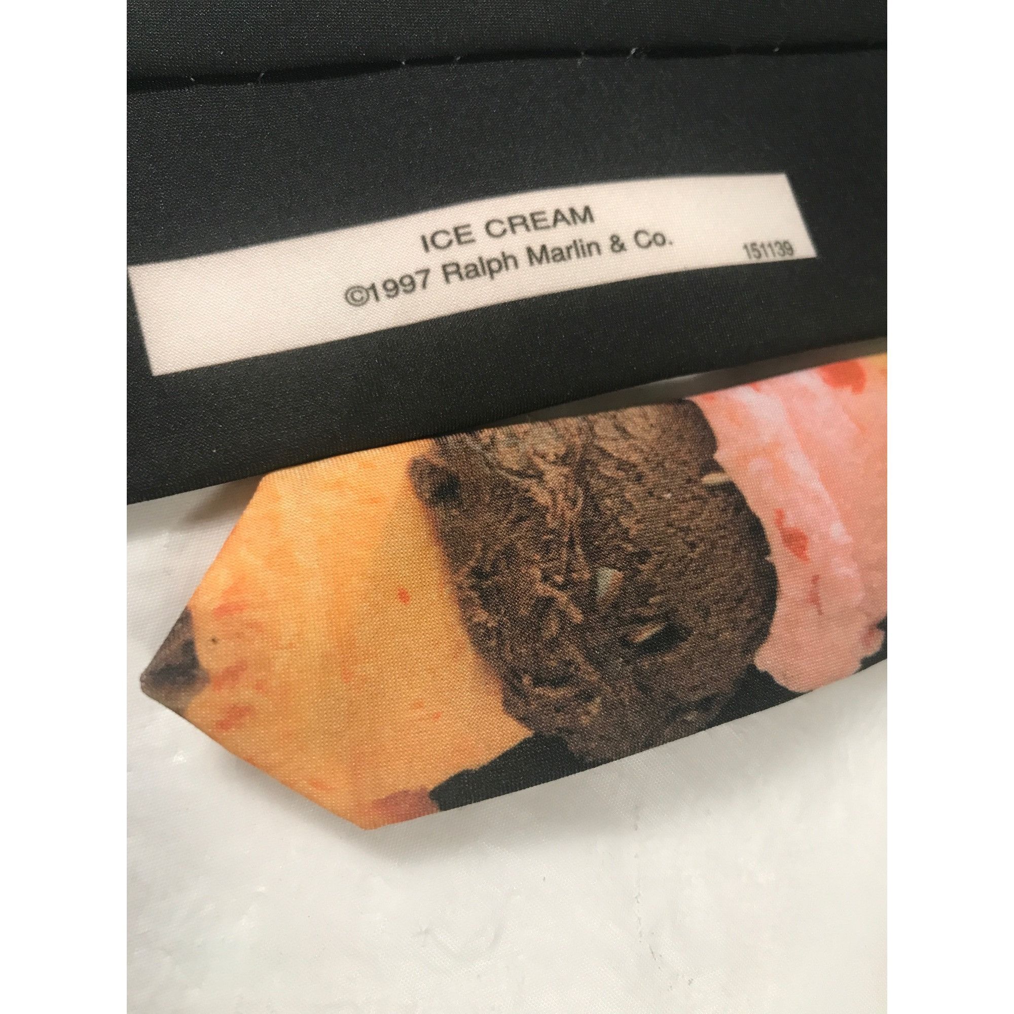 Vintage Ralph Marlin Stacked Multi Flavored Ice Cream Cone Tie Size ONE SIZE - 3 Thumbnail
