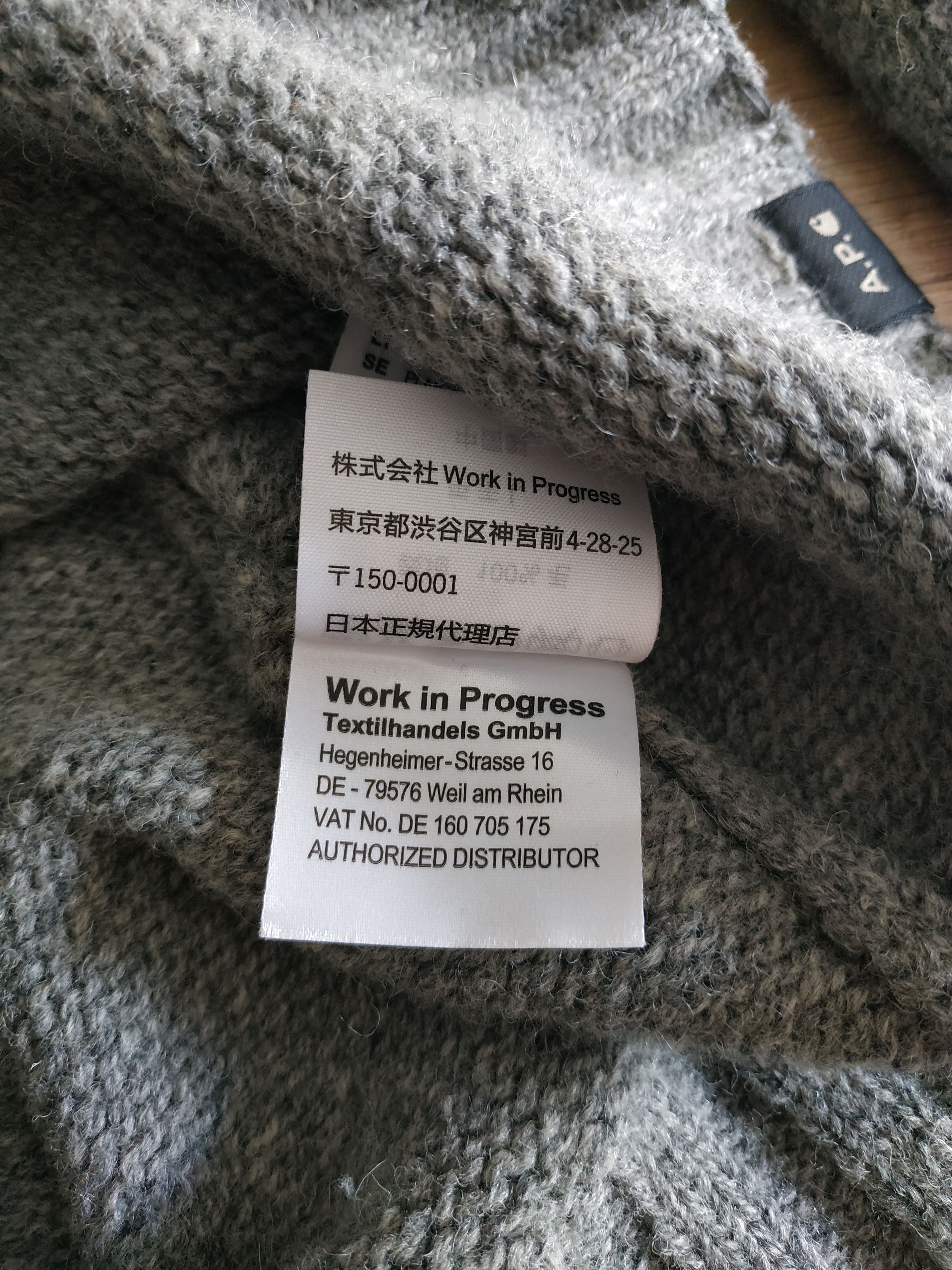 A.P.C. × Carhartt Wip Carhartt x A.P.C.Commando Men's Military Wool Sweater, s. M Size US M / EU 48-50 / 2 - 10 Thumbnail