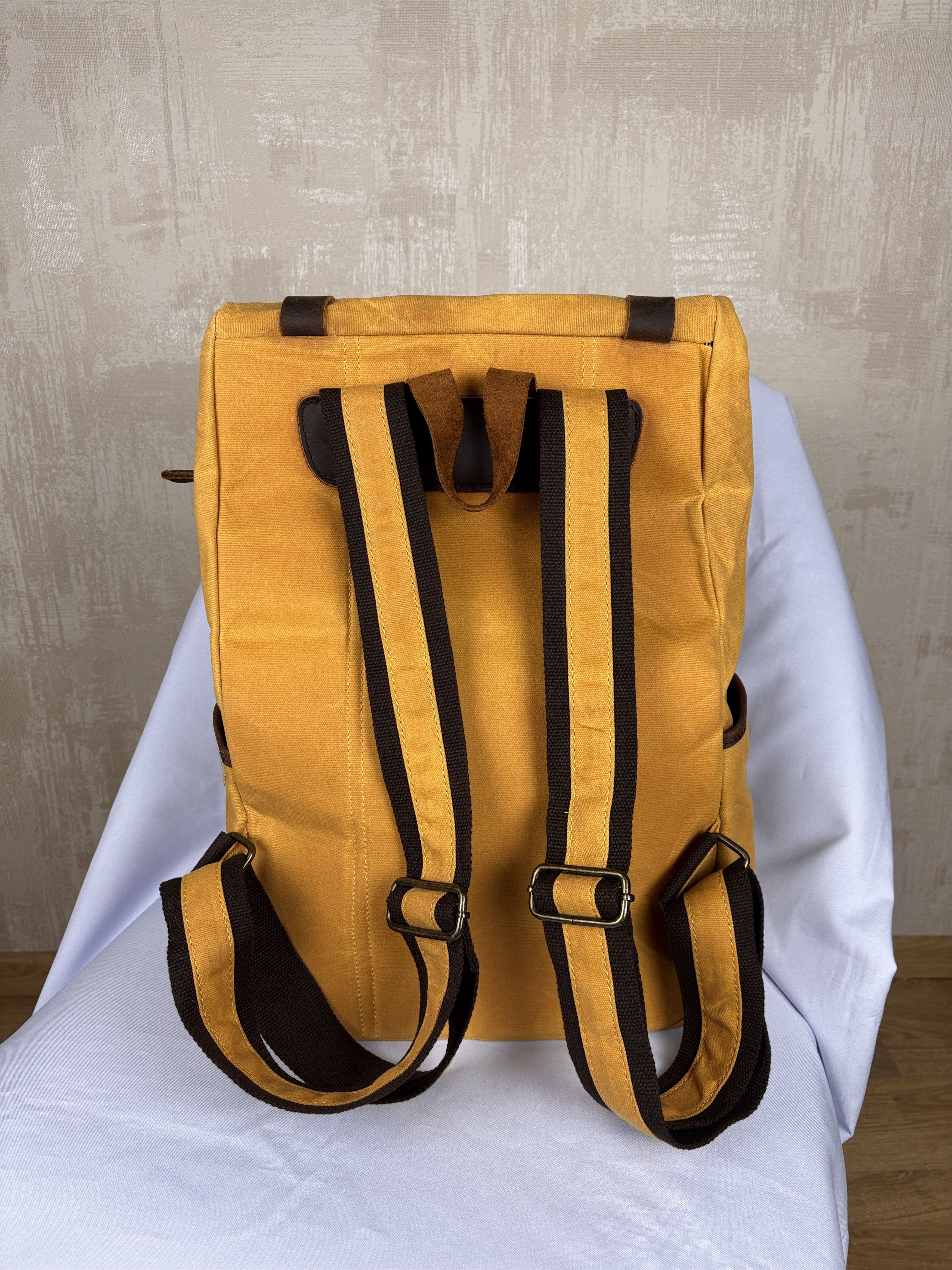 Other Gandys Canvas Wax Waxed Cotton Backpack Travel Outdoor Size ONE SIZE - 14 Thumbnail