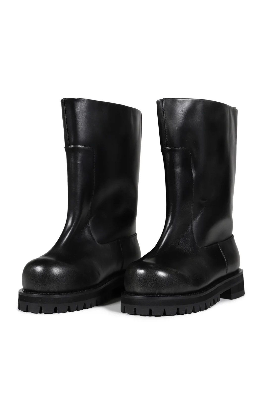 PROJECT G/R PROTOCOL INDEX DISTRESSED SHAFT BOOTS size 41 PROJECT GR Size US 8 / EU 41 - 3 Thumbnail