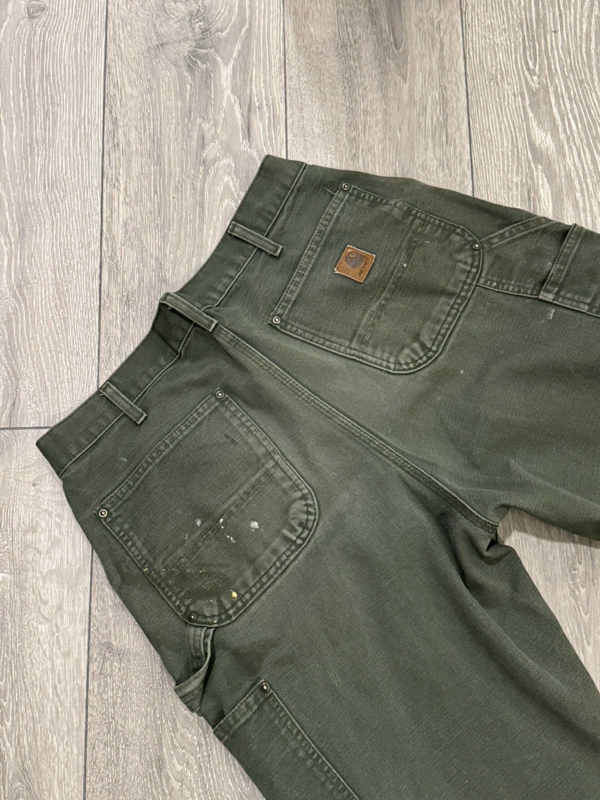 Carhartt × Vintage Carhartt Double Knee Pants Mos Size US 34 / EU 50 - 4 Thumbnail
