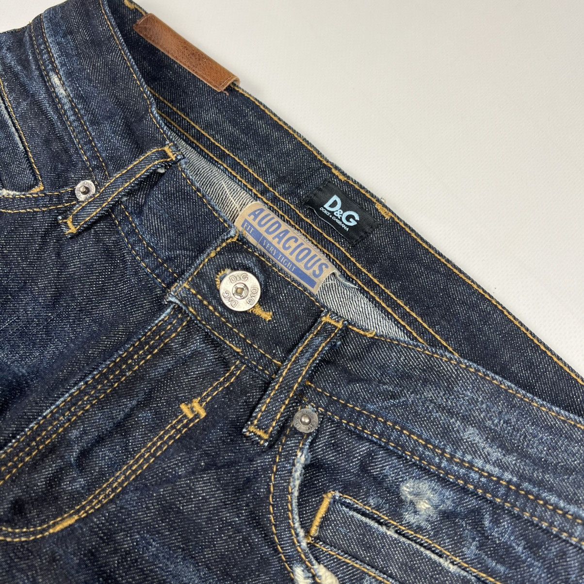 Dolce & Gabbana × Vintage Dolce Gabbana vintage distressed denim jeans Size 28" / US 6 / IT 42 - 3 Thumbnail