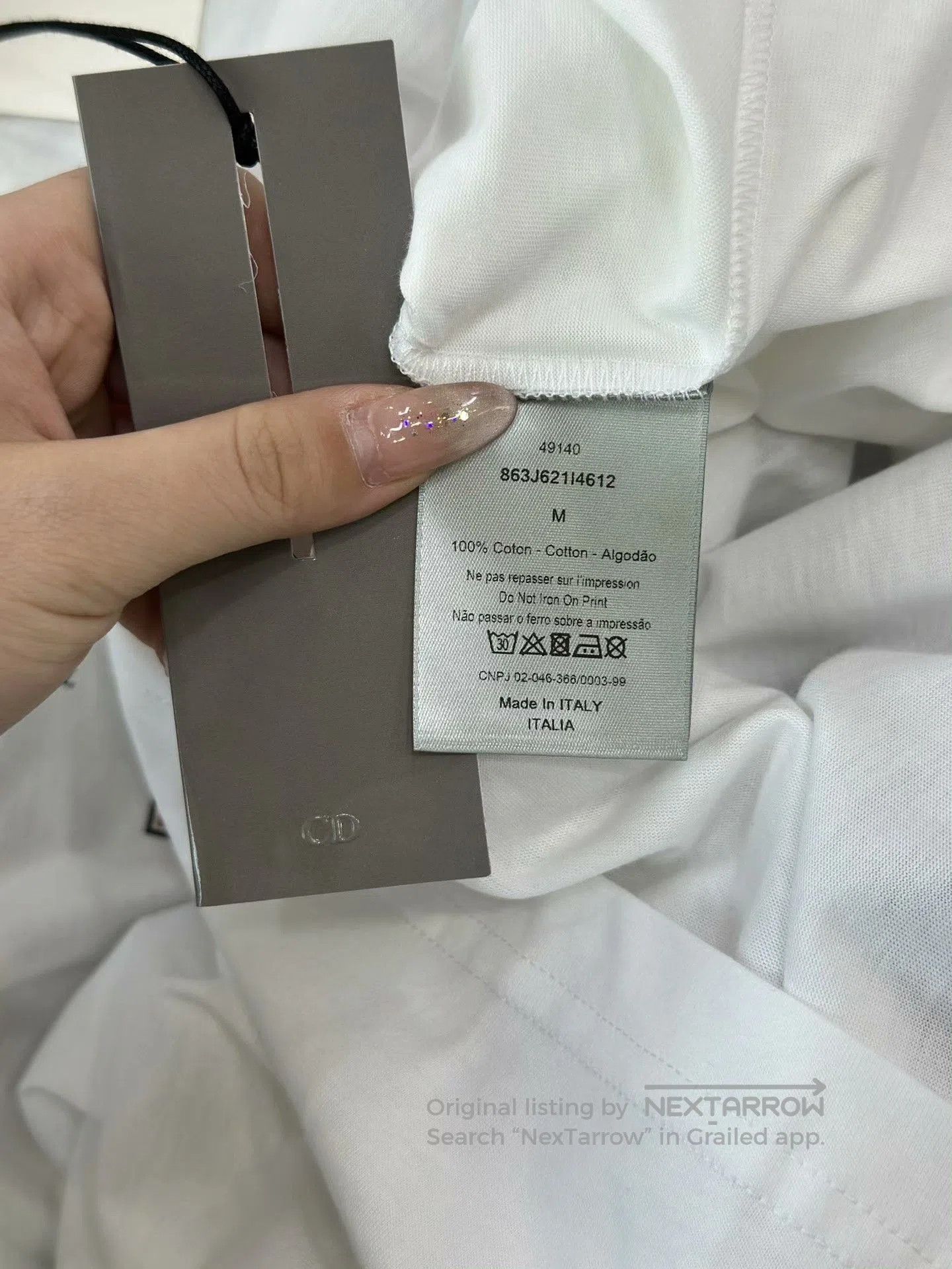 Dior DIOR White Crew Neck Casual Short-Sleeve T-Shirt. Size US M / EU 48-50 / 2 - 5 Thumbnail