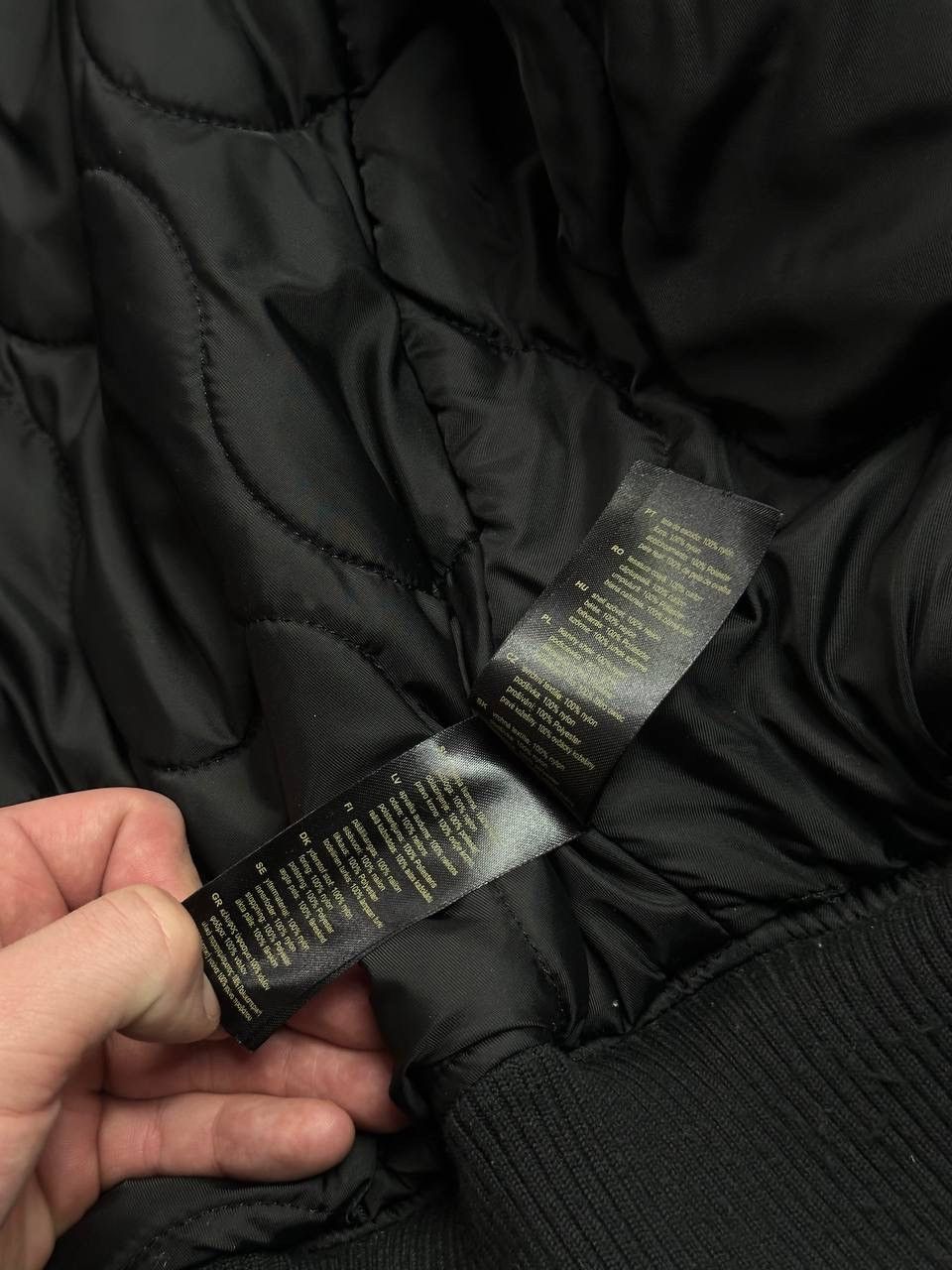 Alpha Industries Alpha Industries Injector III Black Bomber Jacket Shearling Size US S / EU 44-46 / 1 - 14 Thumbnail