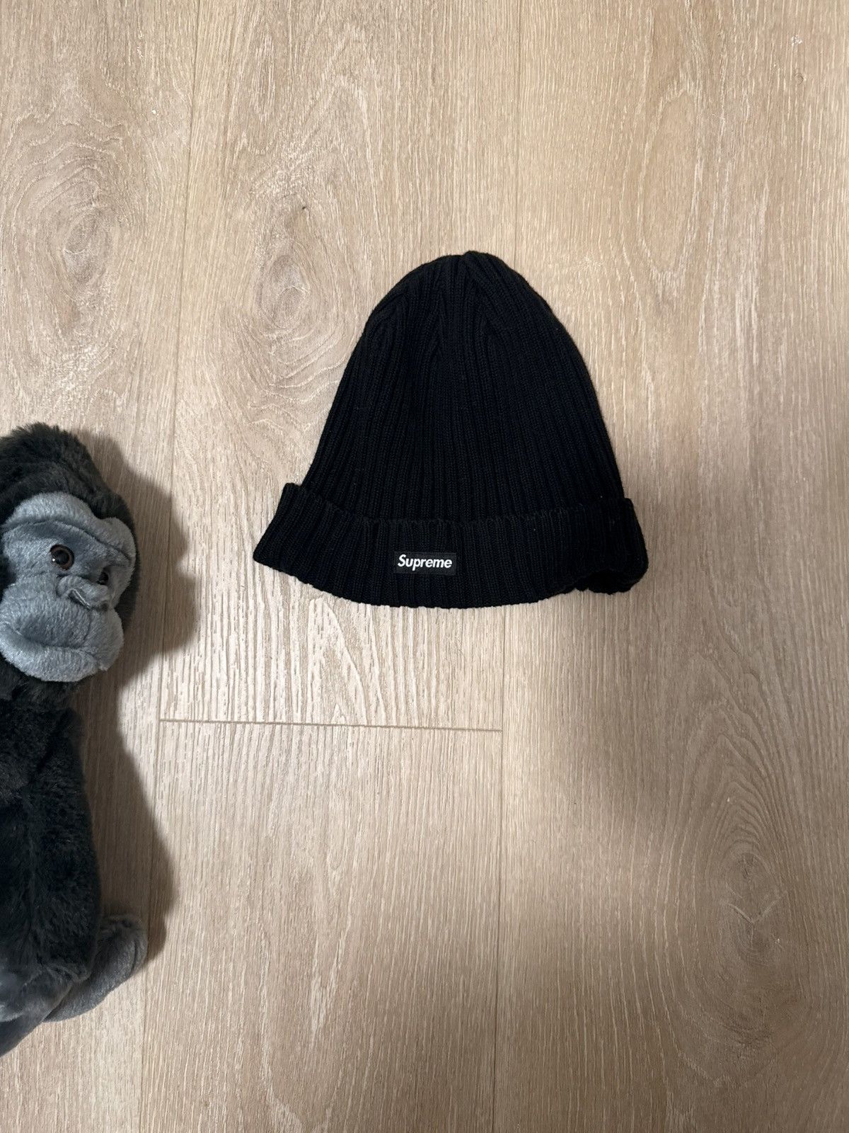 Supreme Supreme overdyed beanie black | Grailed
