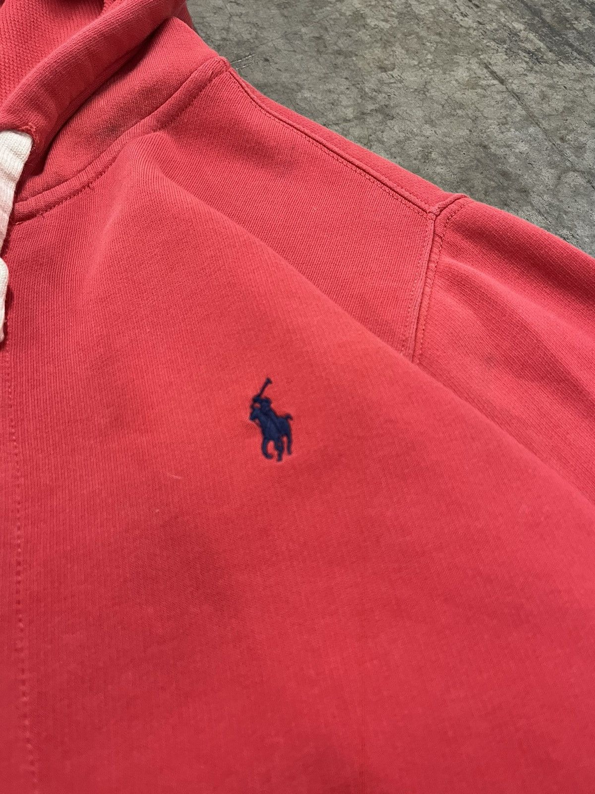 Polo Ralph Lauren × Vintage Polo Ralph Lauren vintage thermal lined zip up hoodie preppy Size US XL / EU 56 / 4 - 5 Thumbnail