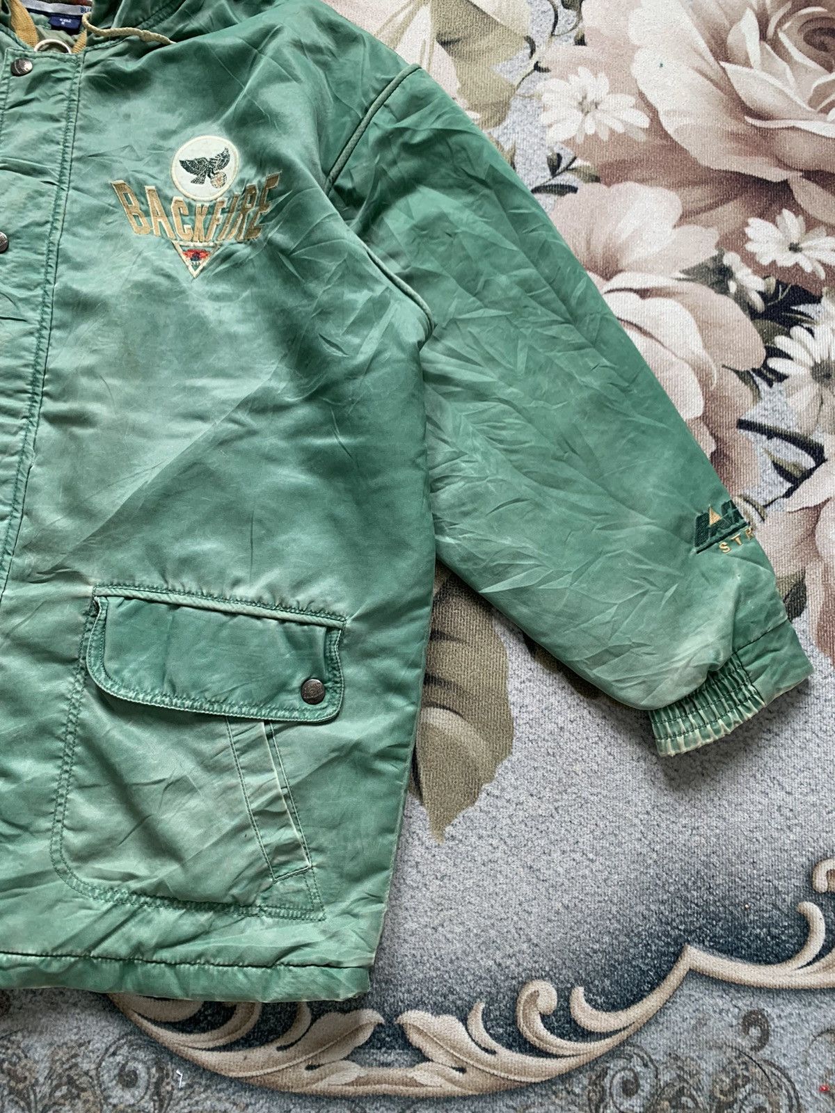 Japanese Brand × Sports Specialties × Vintage Strike Back Fire Team Line Blue Bowl Jacket Hoodie Size US L / EU 52-54 / 3 - 4 Thumbnail