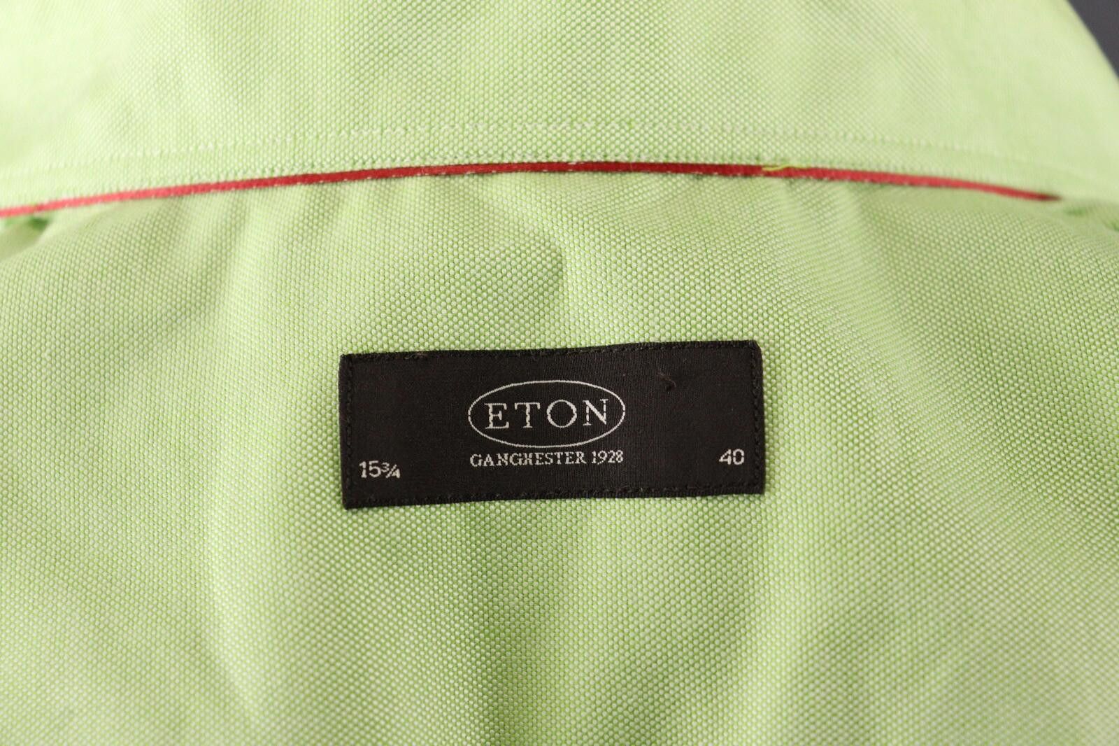 Eton Eton Ganghester 1928 Green Button Down Shirt Size 40 / 15 Size US M / EU 48-50 / 2 - 9 Thumbnail