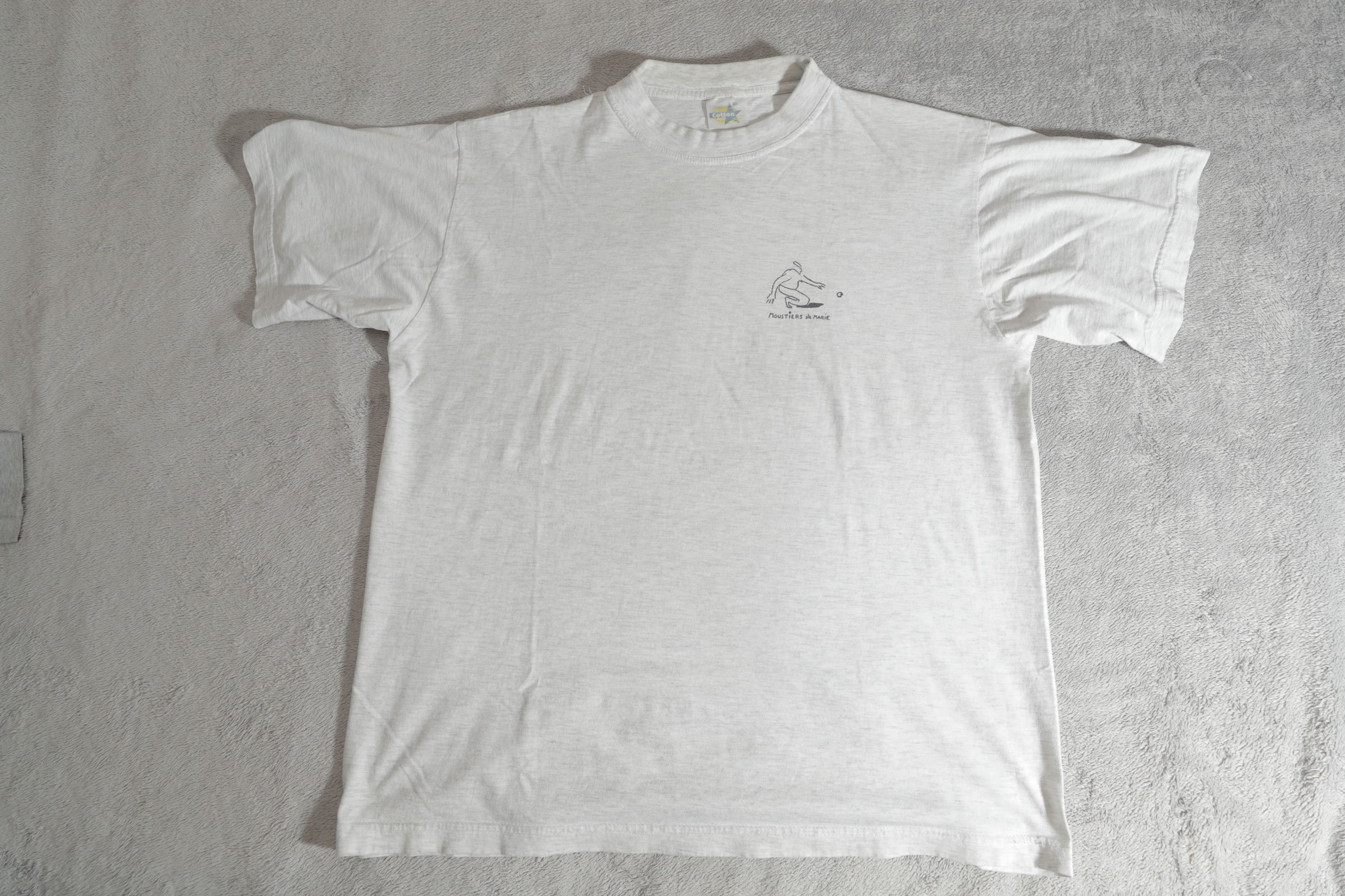 Vintage Cotton Made Moustiers-Sainte-Marie Bocce Tourism Tee (XL) Size US XL / EU 56 / 4 - 3 Thumbnail