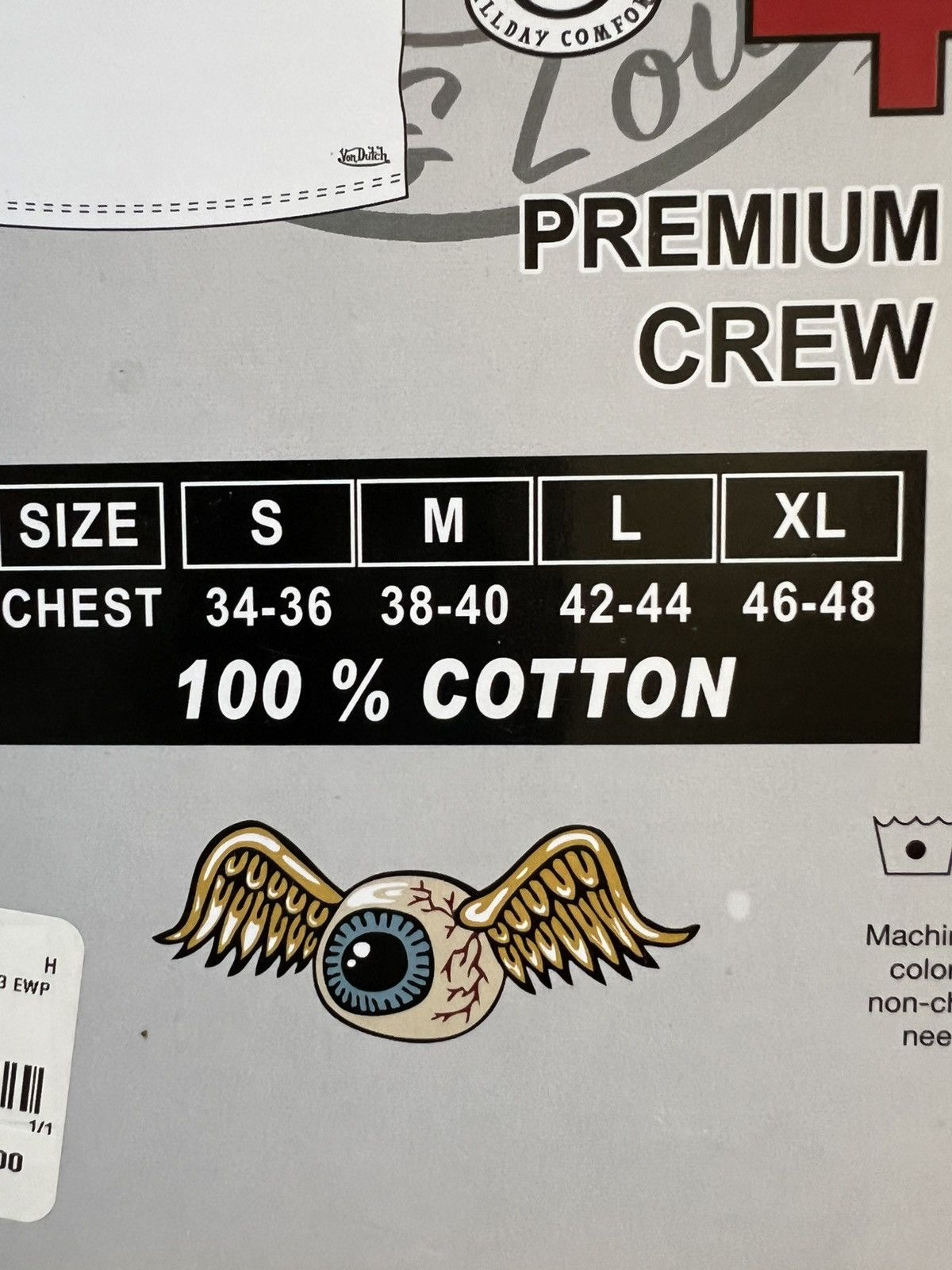 Von Dutch Von Dutch 4 Pack Premium Cotton Crew Neck Tee Medium Size US M / EU 48-50 / 2 - 7 Thumbnail