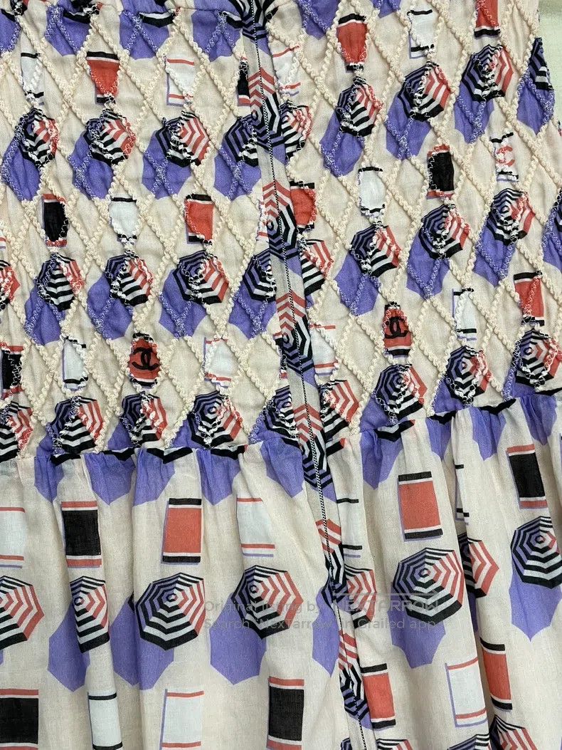 Chanel Chanel Beach series printed logo double c dress Size XS / US 0-2 / IT 36-38 - 3 Thumbnail