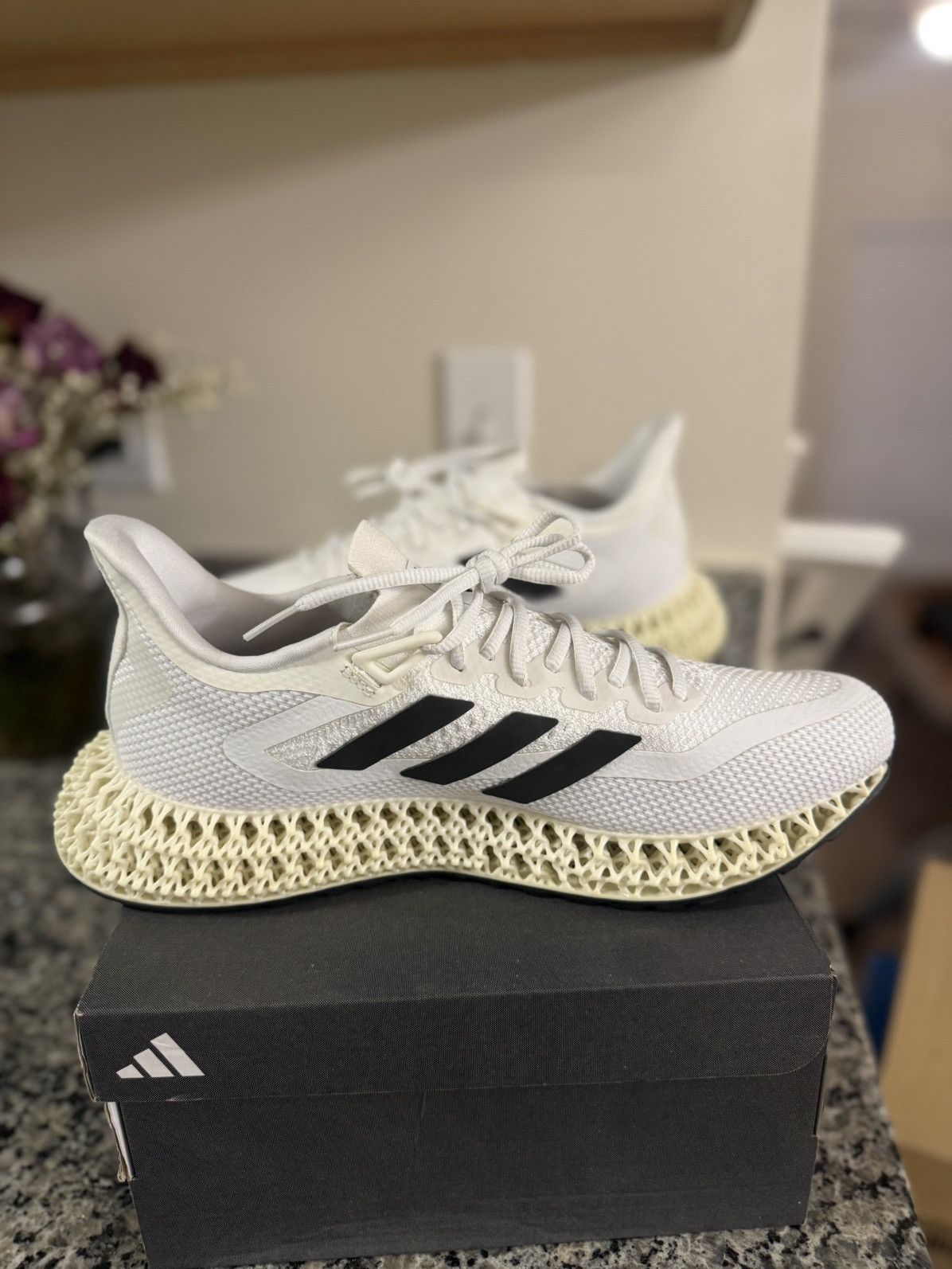 Adidas Adidas shoes 4DFWD 2 White size 10.5 D GX9247 Size US 11 / EU 44 - 4 Thumbnail
