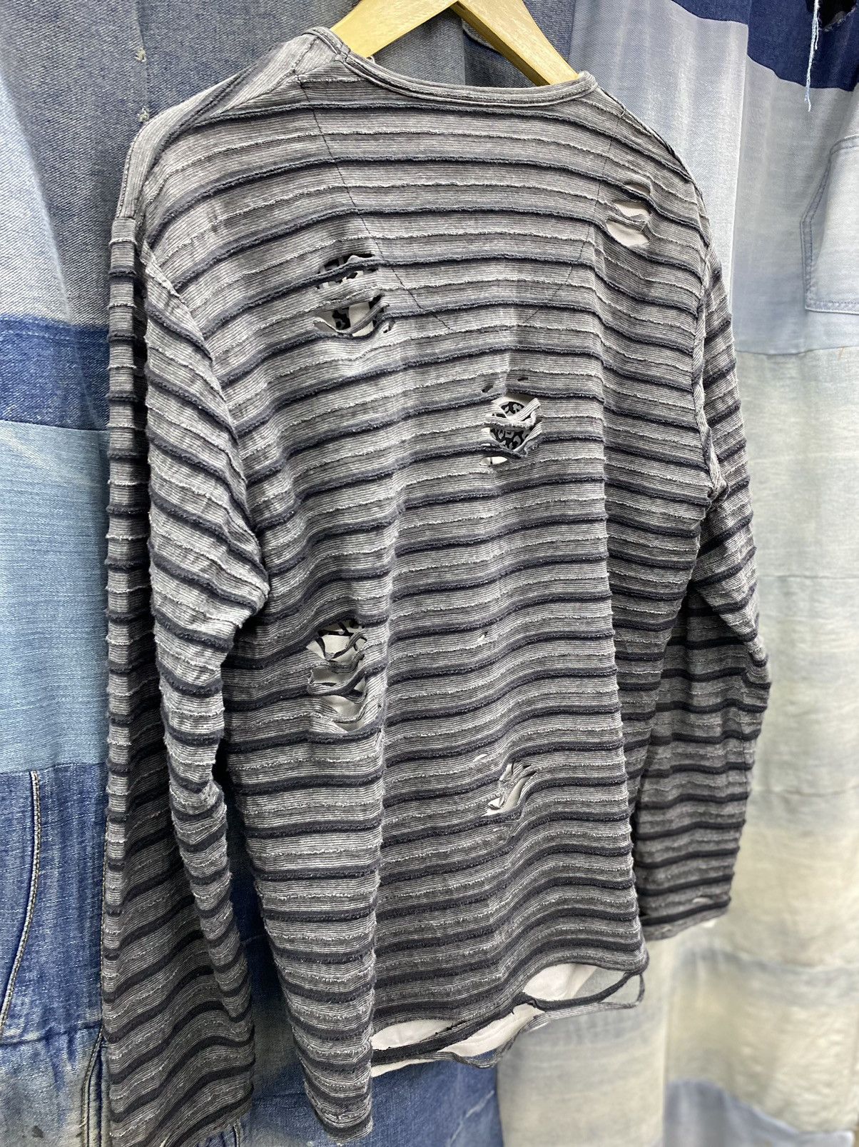 Beams Plus × Japanese Brand vintage beams heart distress longsleeve Size US M / EU 48-50 / 2 - 9 Thumbnail
