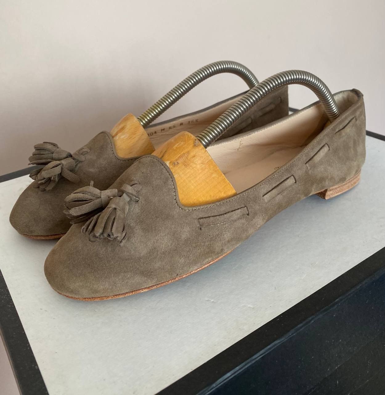 Santoni Santoni Goodyear Flats Ballet Women Shoes Brown Size US 5.5 / IT 35.5 - 4 Thumbnail