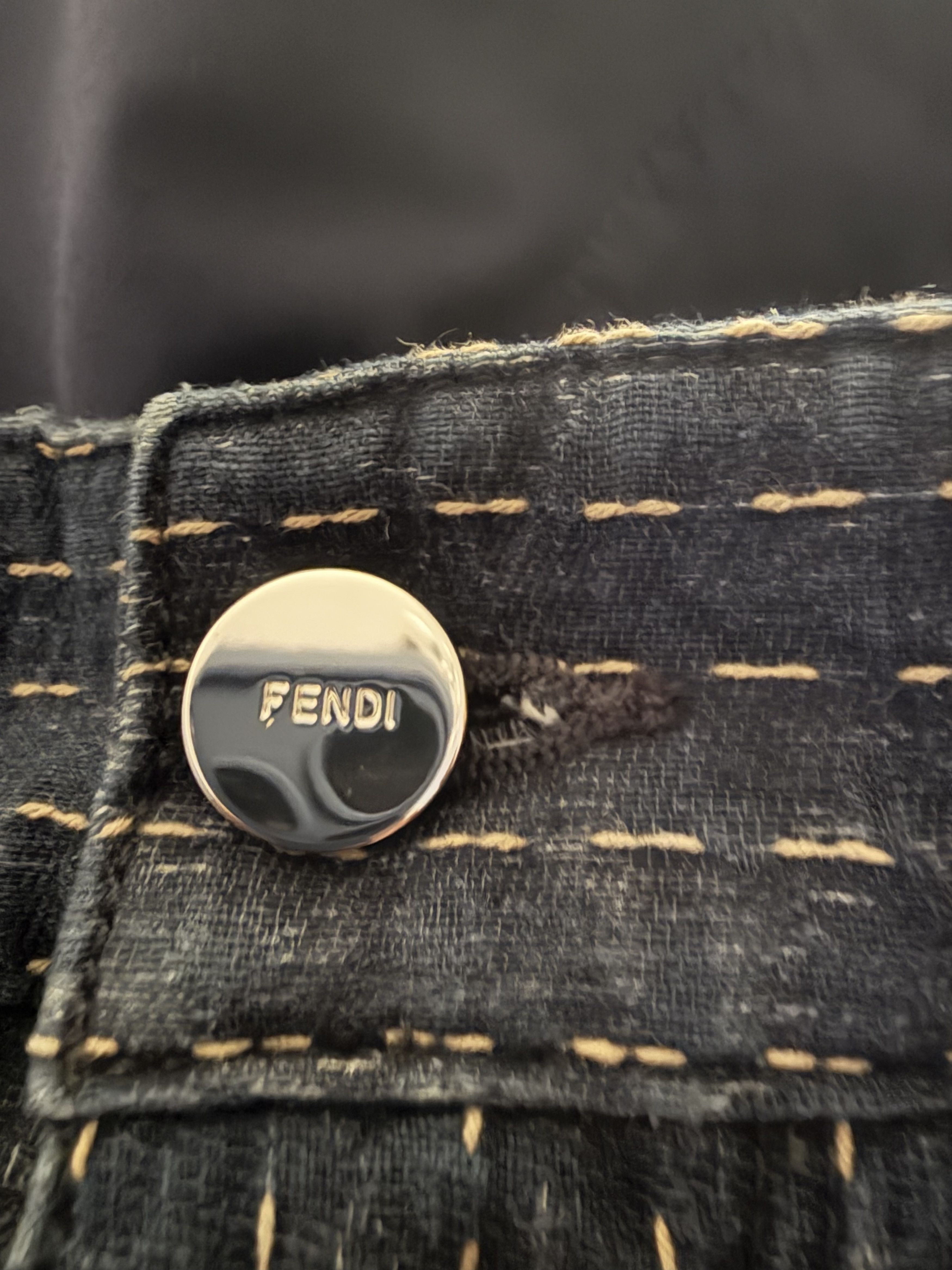 Fendi Fendi "Selleria" Stitch Denim Jeans Size US 32 / EU 48 - 15 Thumbnail