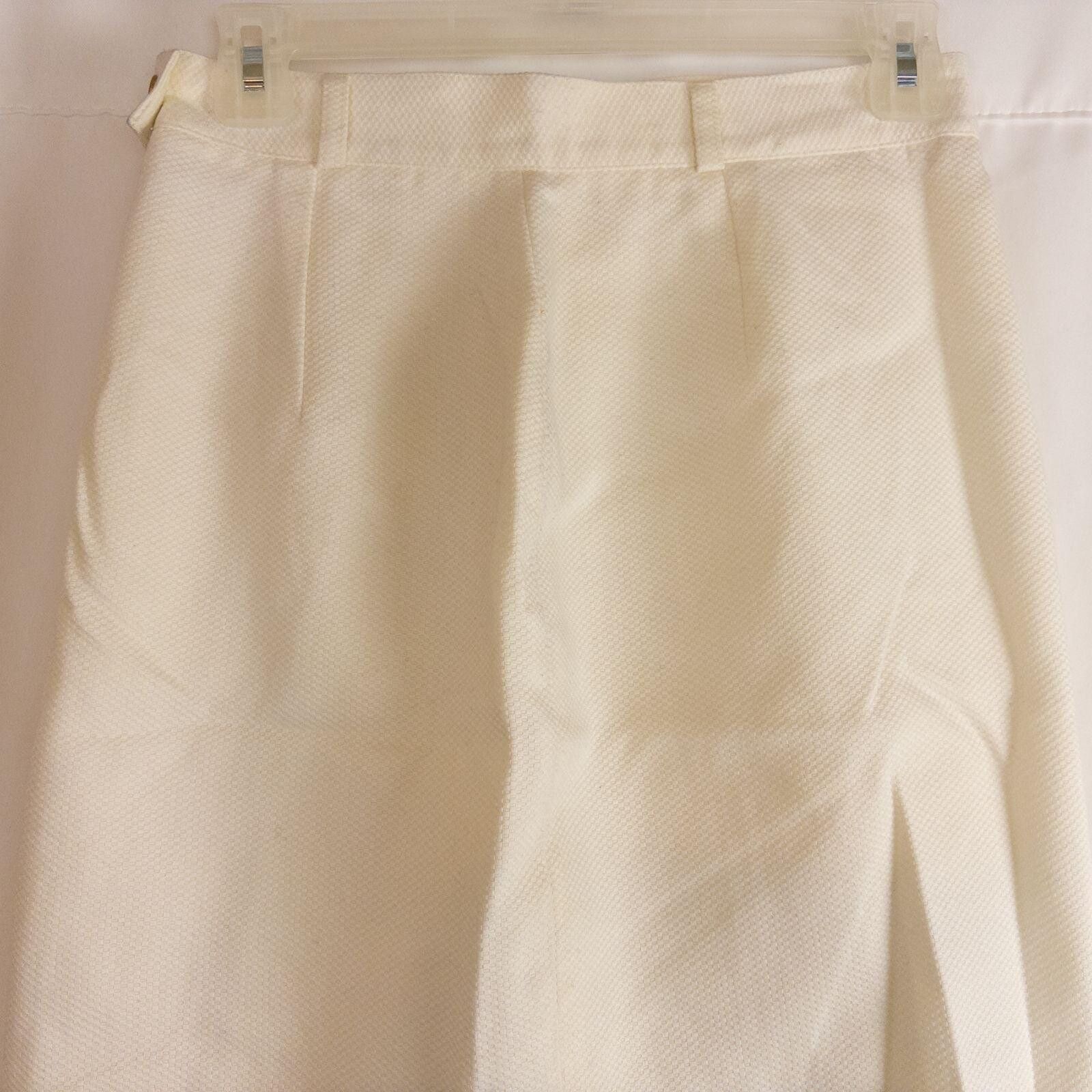 The Unbranded Brand Breeches Vintage Ivory Solid Skirt Womens XSmall Size 26" / US 2 / IT 38 - 8 Thumbnail