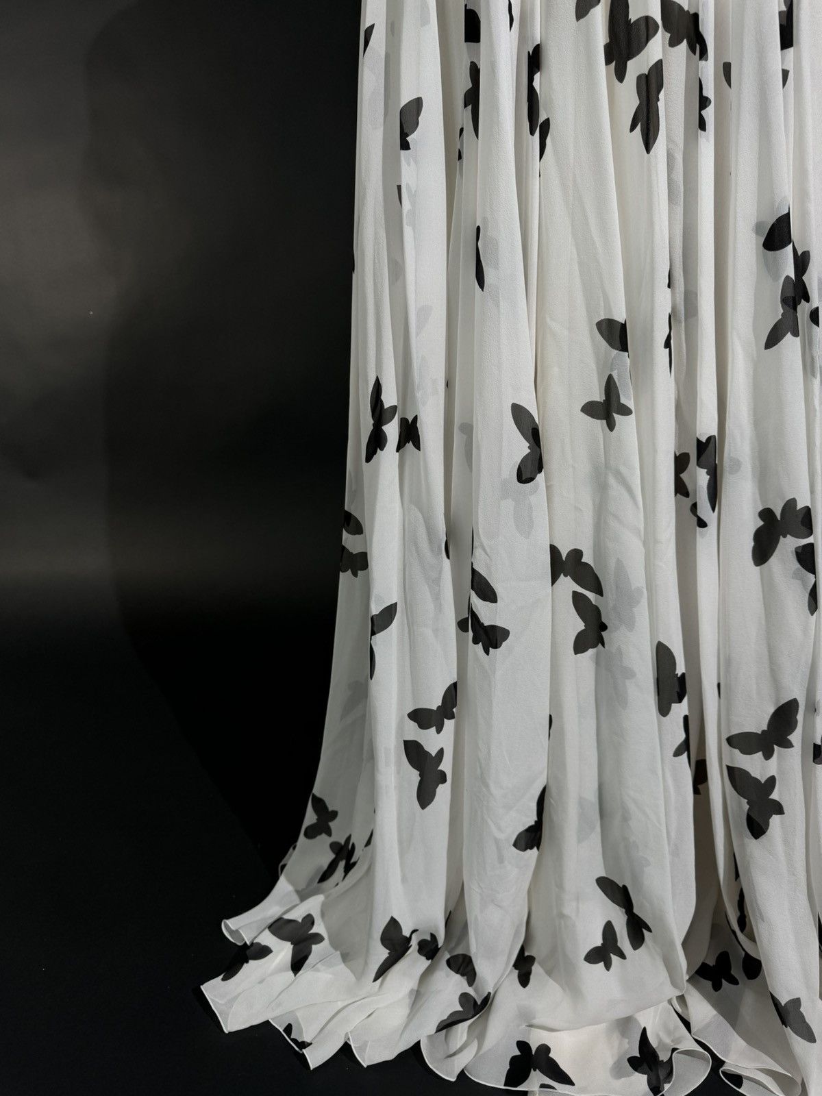 Other Brand New US 4 ANDREW GN Butterfly Print Chiffon Gown Size S / US 4 / IT 40 - 5 Thumbnail