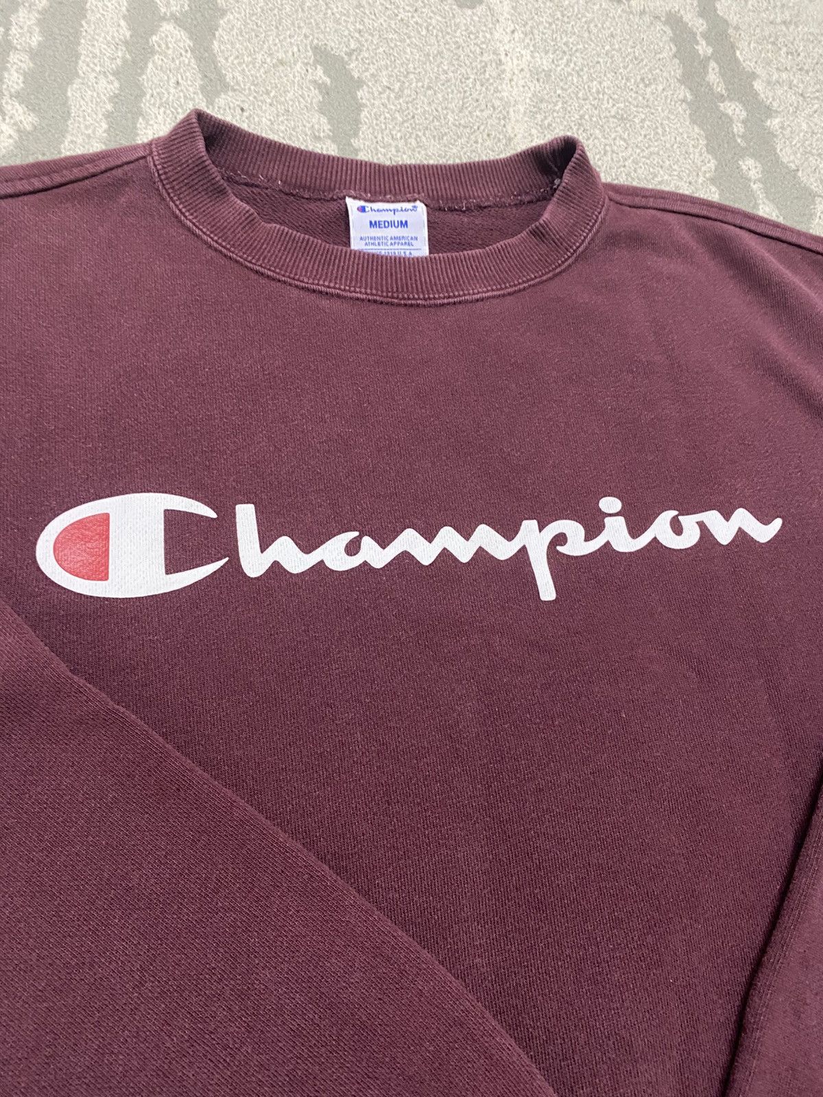 Champion Champion Spell Out Sweatshirt Burgundy Colour Size US M / EU 48-50 / 2 - 3 Thumbnail