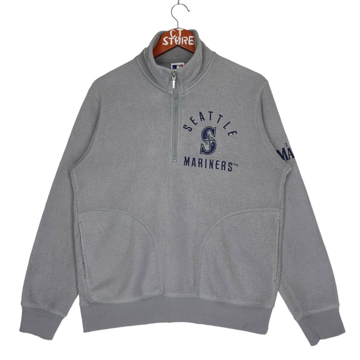 MLB × NCAA MLB Seattle Marines Half Zipper Sweatshirt Size US M / EU 48-50 / 2 - 1 Thumbnail
