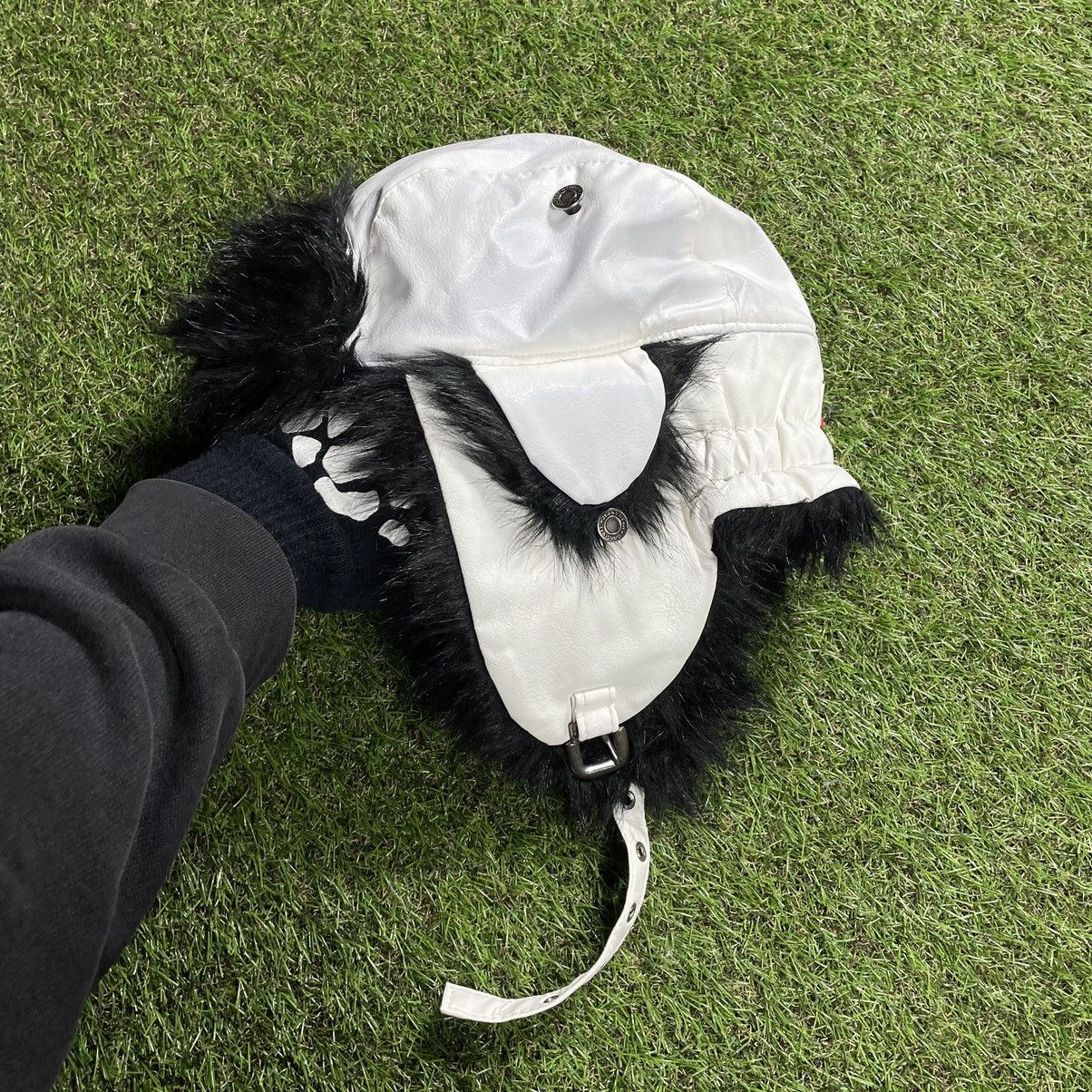 Vintage Vintage 90s Alt Mohair Beanie Furry Knit Grunge Tapered OS Size ONE SIZE - 1 Thumbnail