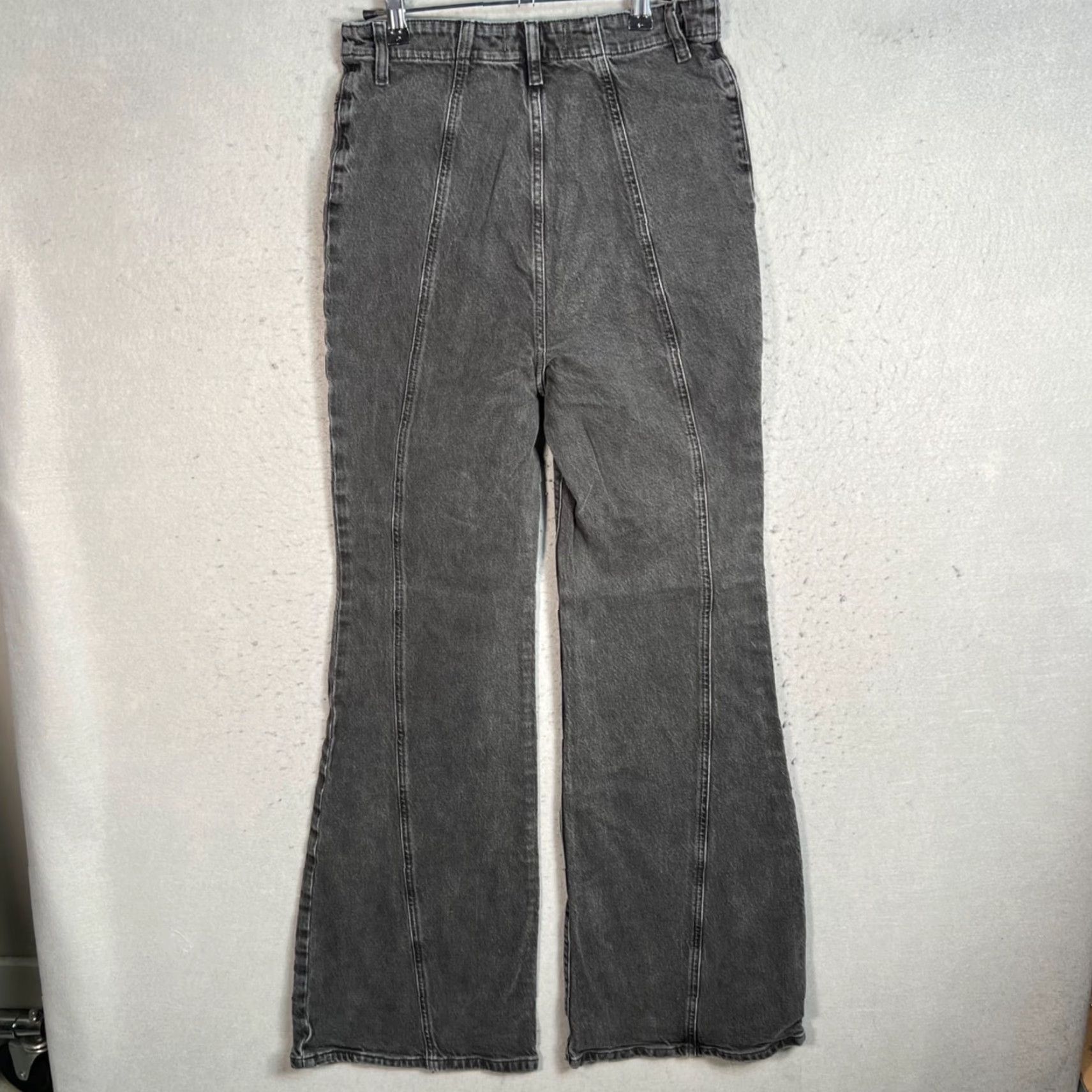 Vintage We The Free Jeans Womens Size 30 Gray High-Waisted Flared Cotton Blend Denim Size 30" / US 8 / IT 44 - 2 Thumbnail